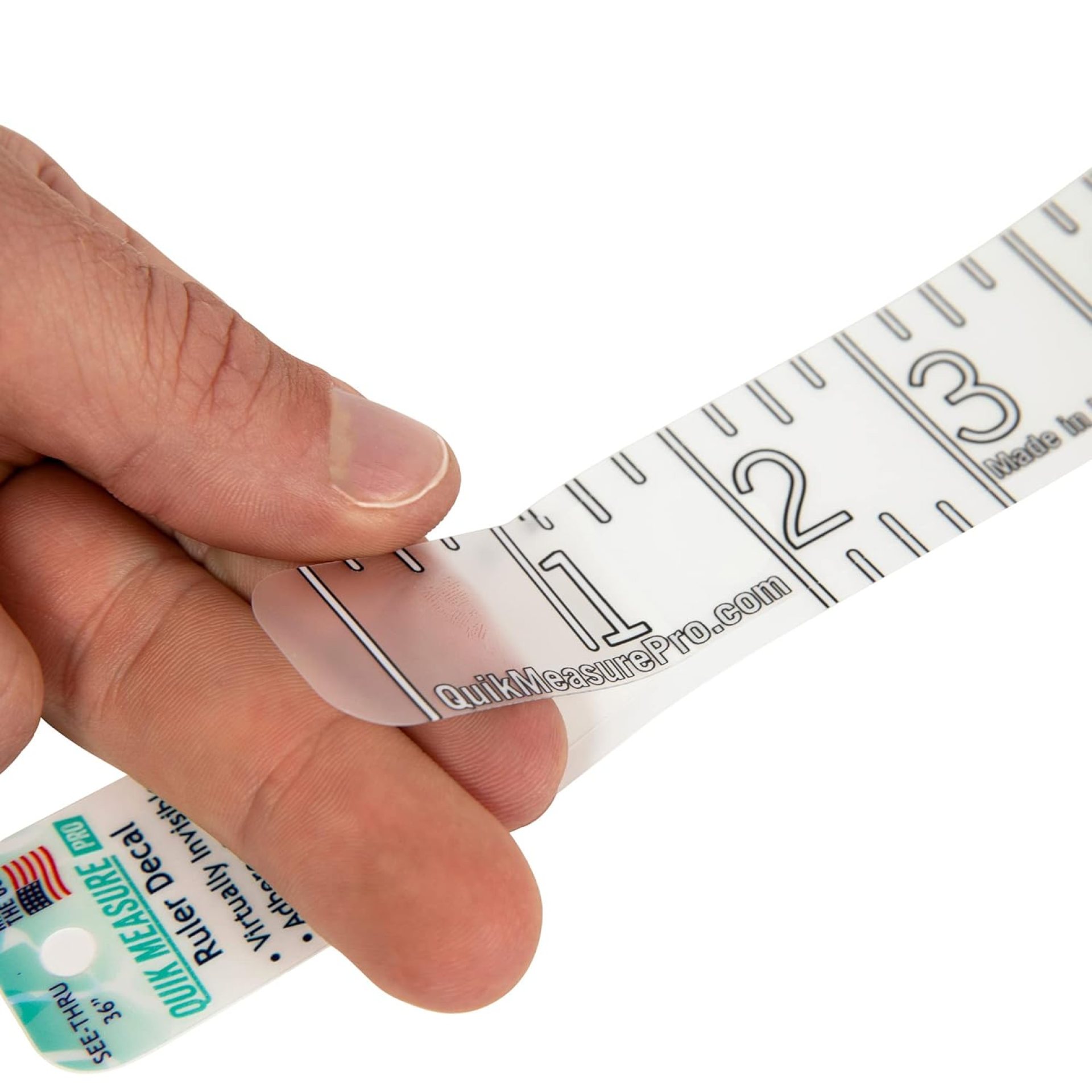 Fish Rulers – 36″ Boat Ruler Fish Measuring Sticker – Transparent Waterproof Decal Tape Measure – Made in USA – Clear Discreet Adhesive for Boat, Kayak, Net, Gaff, Table – 36 in Fish Rulers – 36″ Boat Ruler Fish Measuring Sticker – Transparent Waterproof Decal Tape Measure – Made in USA – Clear Discreet Adhesive for Boat, Kayak, Net, Gaff, Table – 36 in