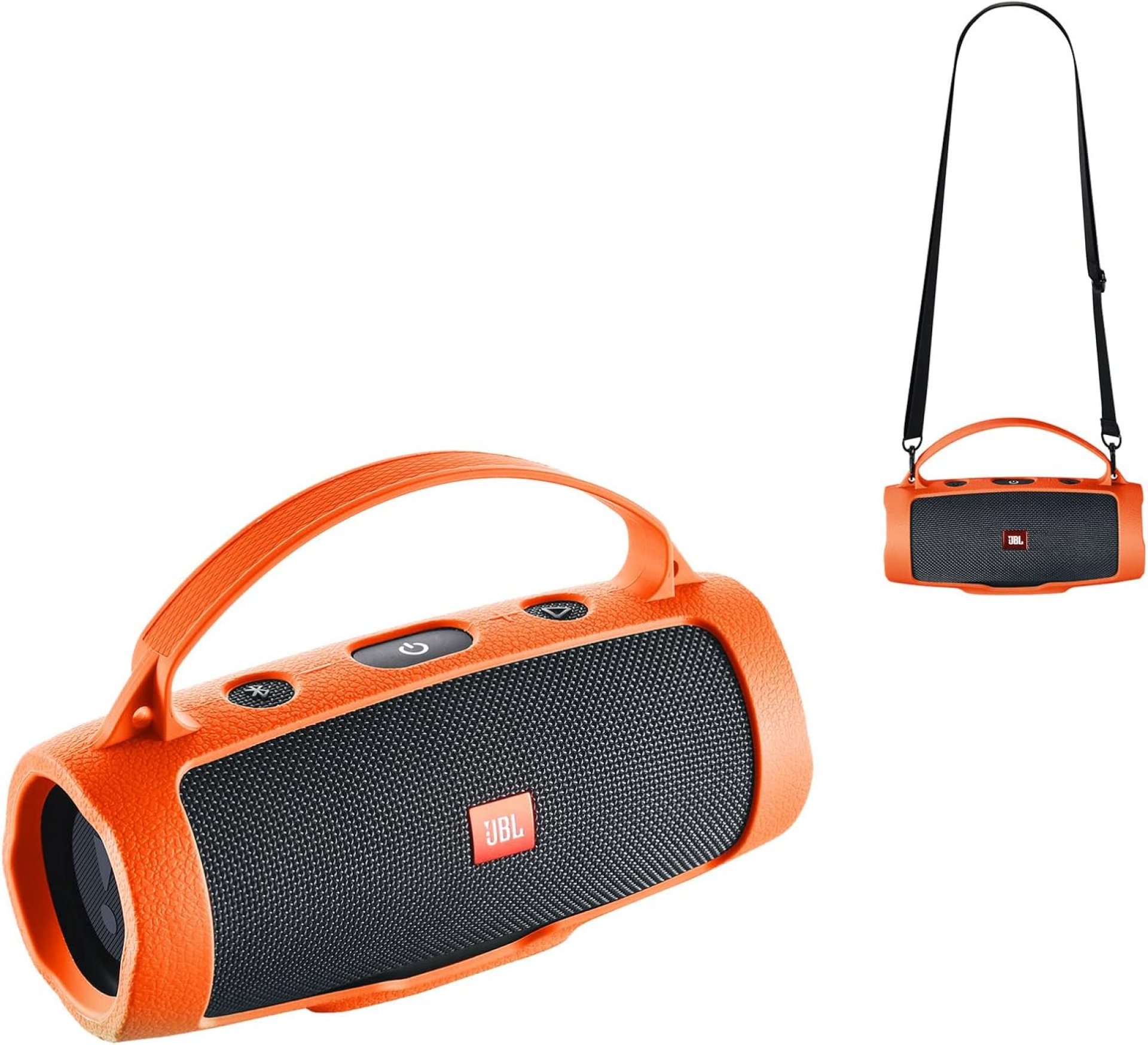 Silicone Case Cover Compatible with JBL Charge Essential 2 Speaker,Compatible with JBL Charge 4 Speaker (Orange) Silicone Case Cover Compatible with JBL Charge Essential 2 Speaker,Compatible with JBL Charge 4 Speaker (Orange)
