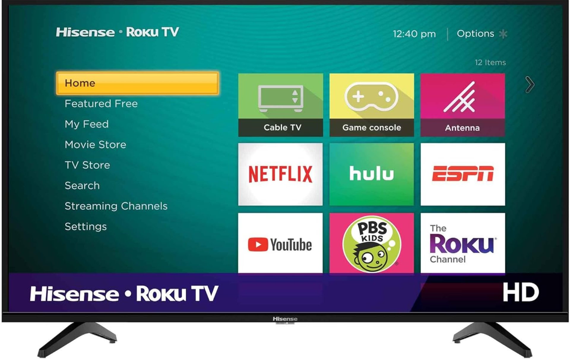 Hisense 32-Inch Class H4 Series LED Roku Smart TV with Alexa Compatibility (32H4F, 2020 Model) Hisense 32-Inch Class H4 Series LED Roku Smart TV with Alexa Compatibility (32H4F, 2020 Model)