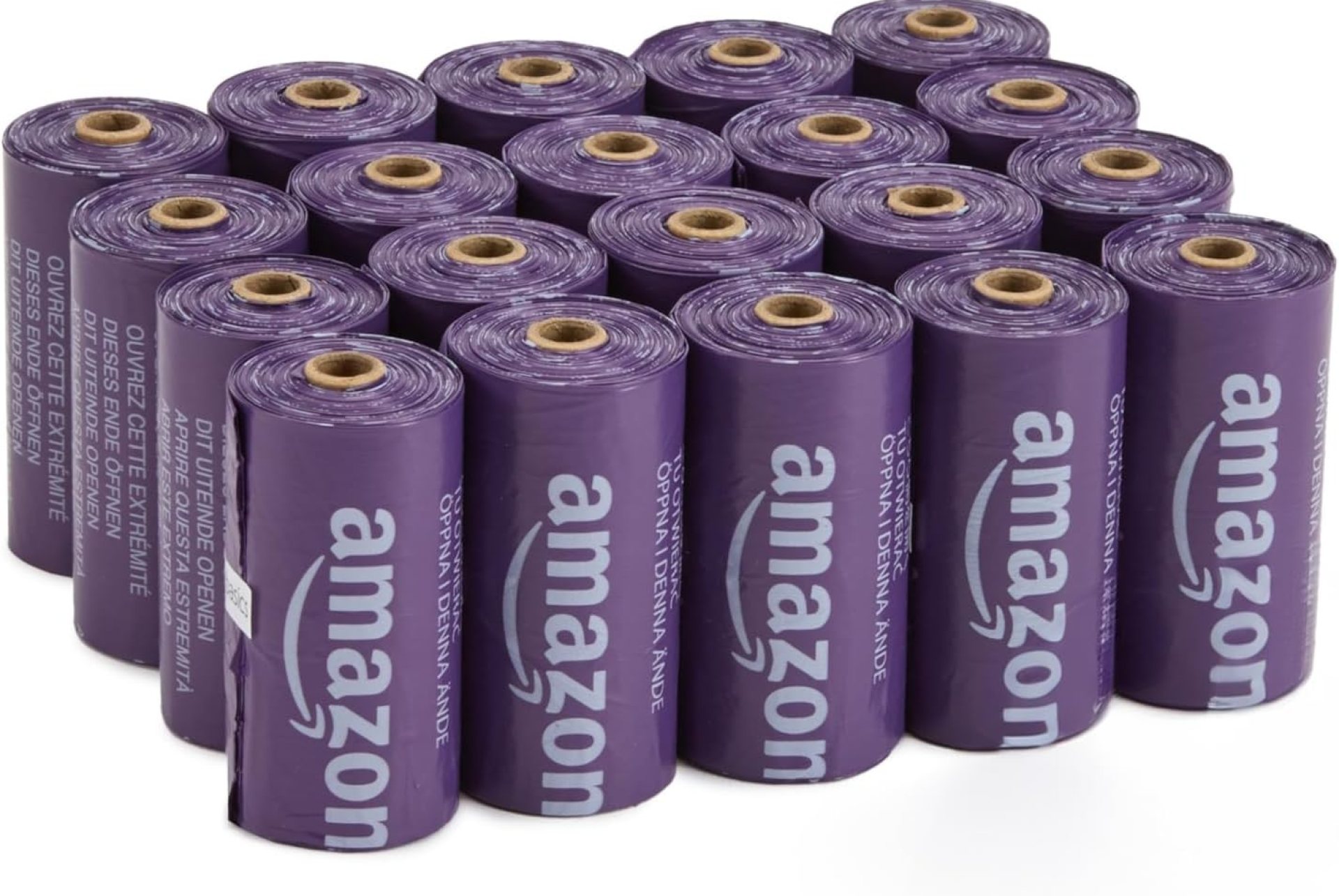 Amazon Basics Premium Lavender Scented Standard Dog Waste Bags, 300 Count (15 Pack of 20) Amazon Basics Premium Lavender Scented Standard Dog Waste Bags, 300 Count (15 Pack of 20)