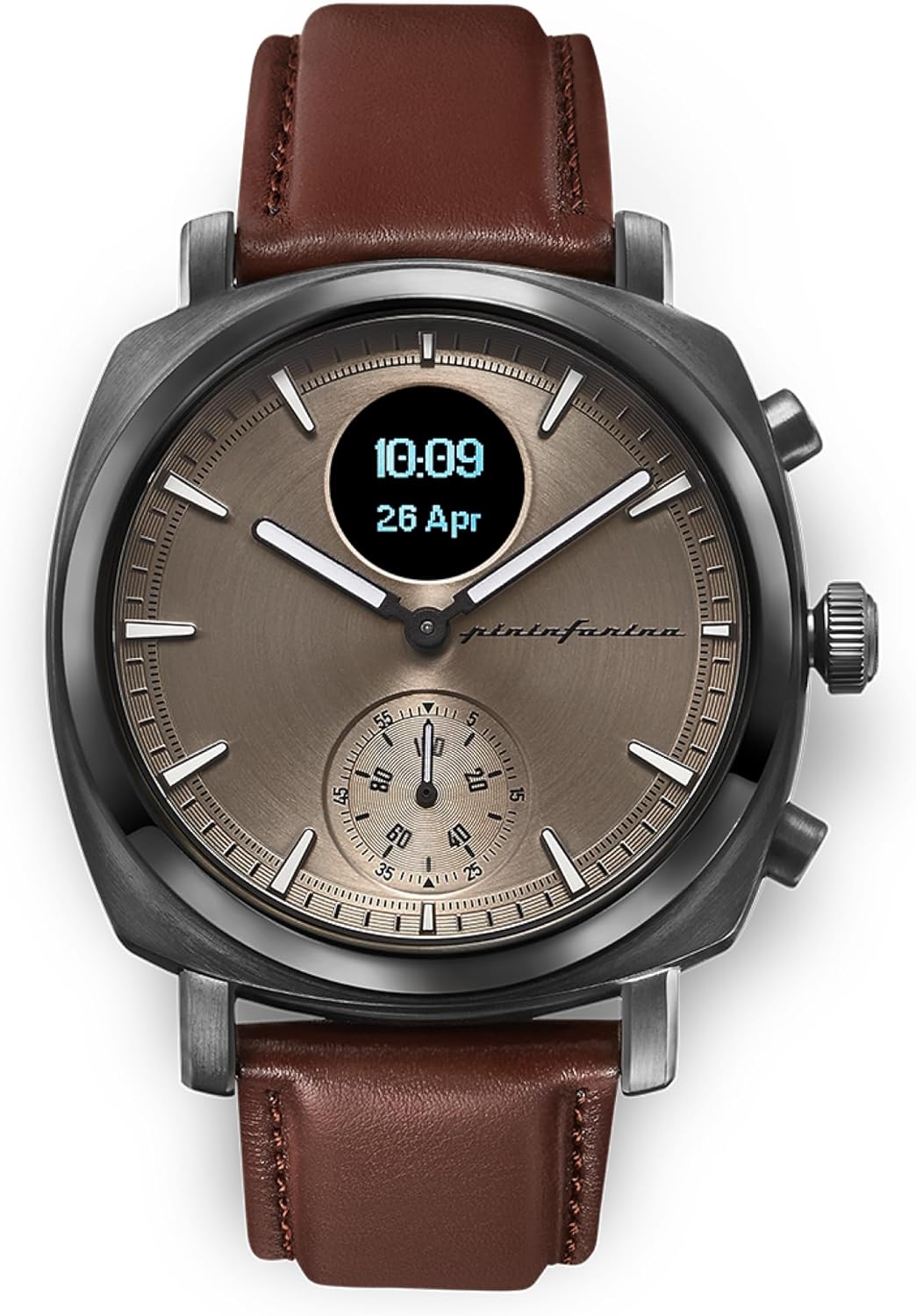 pininfarina Senso Hybrid Smartwatch – an Analogue Watch with Digital Display, Tracks Heart Rate, Steps, Calories, Sleep, Fitness – Compass & Connected GPS Tracking pininfarina Senso Hybrid Smartwatch – an Analogue Watch with Digital Display, Tracks Heart Rate, Steps, Calories, Sleep, Fitness – Compass & Connected GPS Tracking