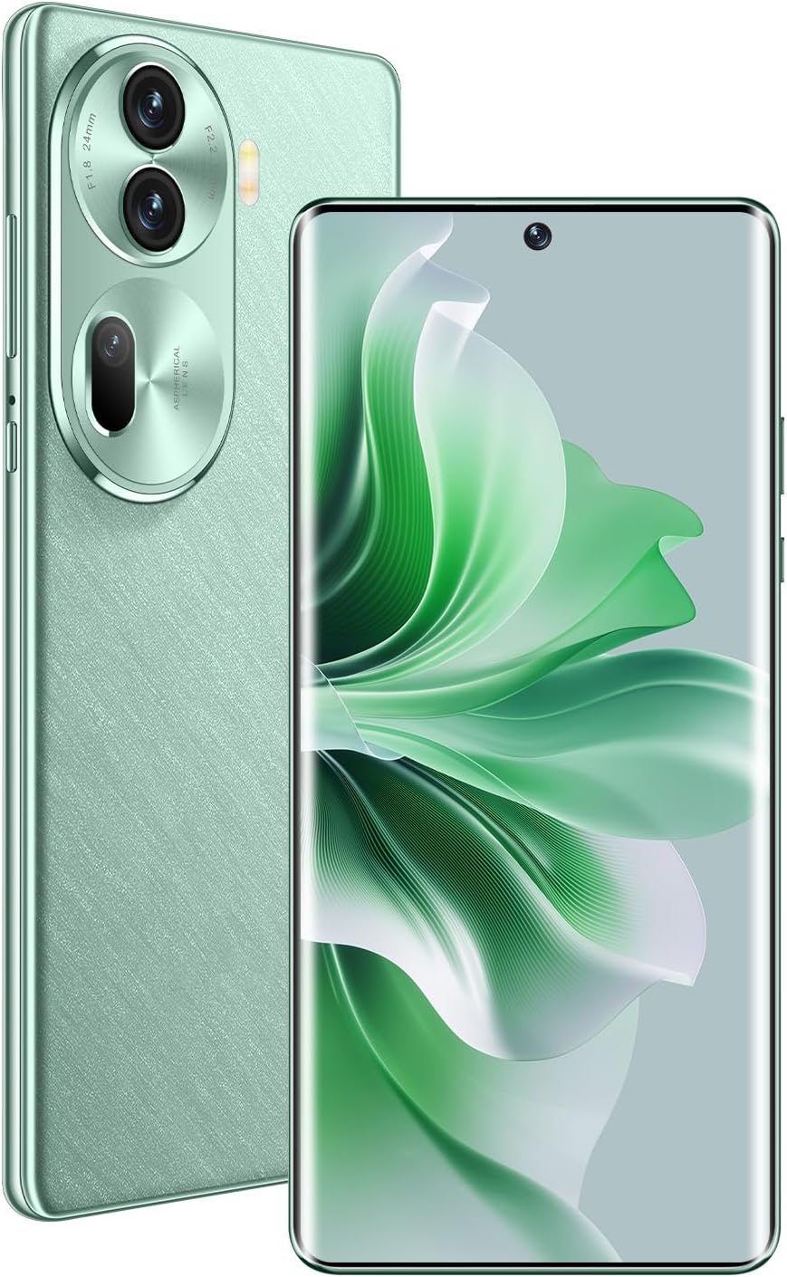 Reno 11 Pro Unlocked Phone 8GB+256GB Unlocked Android Phone 6000 mAh Large Battery Unlocked Cell Phone 50MP+13MP Camera Smartphone 5G Dual SIM (Jade Green) Reno 11 Pro Unlocked Phone 8GB+256GB Unlocked Android Phone 6000 mAh Large Battery Unlocked Cell Phone 50MP+13MP Camera Smartphone 5G Dual SIM (Jade Green)