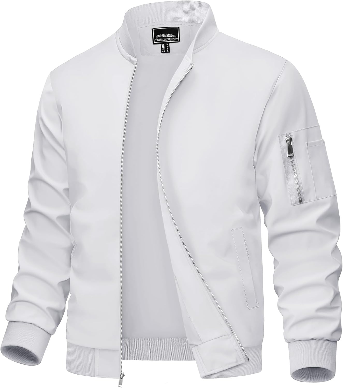 MAGCOMSEN Men’s Bomber Jacket Lightweight Casual Windbreaker Spring Fall Zip Up Coat with 5 Pocket MAGCOMSEN Men’s Bomber Jacket Lightweight Casual Windbreaker Spring Fall Zip Up Coat with 5 Pocket