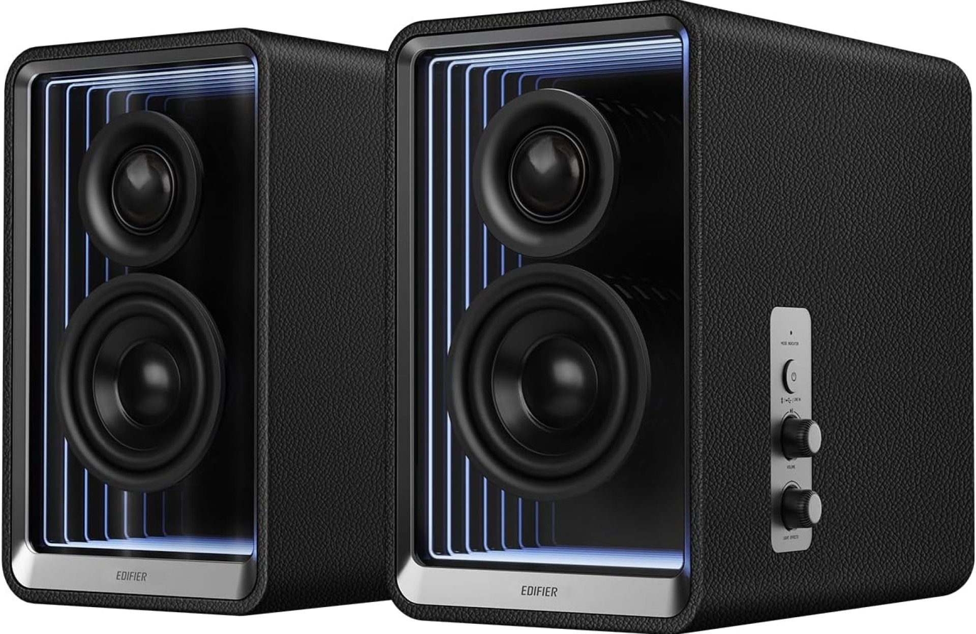 Edifier QR65 Desktop Active Monitor with 2.75″ Long-Throw Aluminum Diaphragm mid-Low Drivers, Hi-Res Audio, Brilliant Light Effects, 70W Output Power Bluetooth Speakers with Stands – Black Edifier QR65 Desktop Active Monitor with 2.75″ Long-Throw Aluminum Diaphragm mid-Low Drivers, Hi-Res Audio, Brilliant Light Effects, 70W Output Power Bluetooth Speakers with Stands – Black