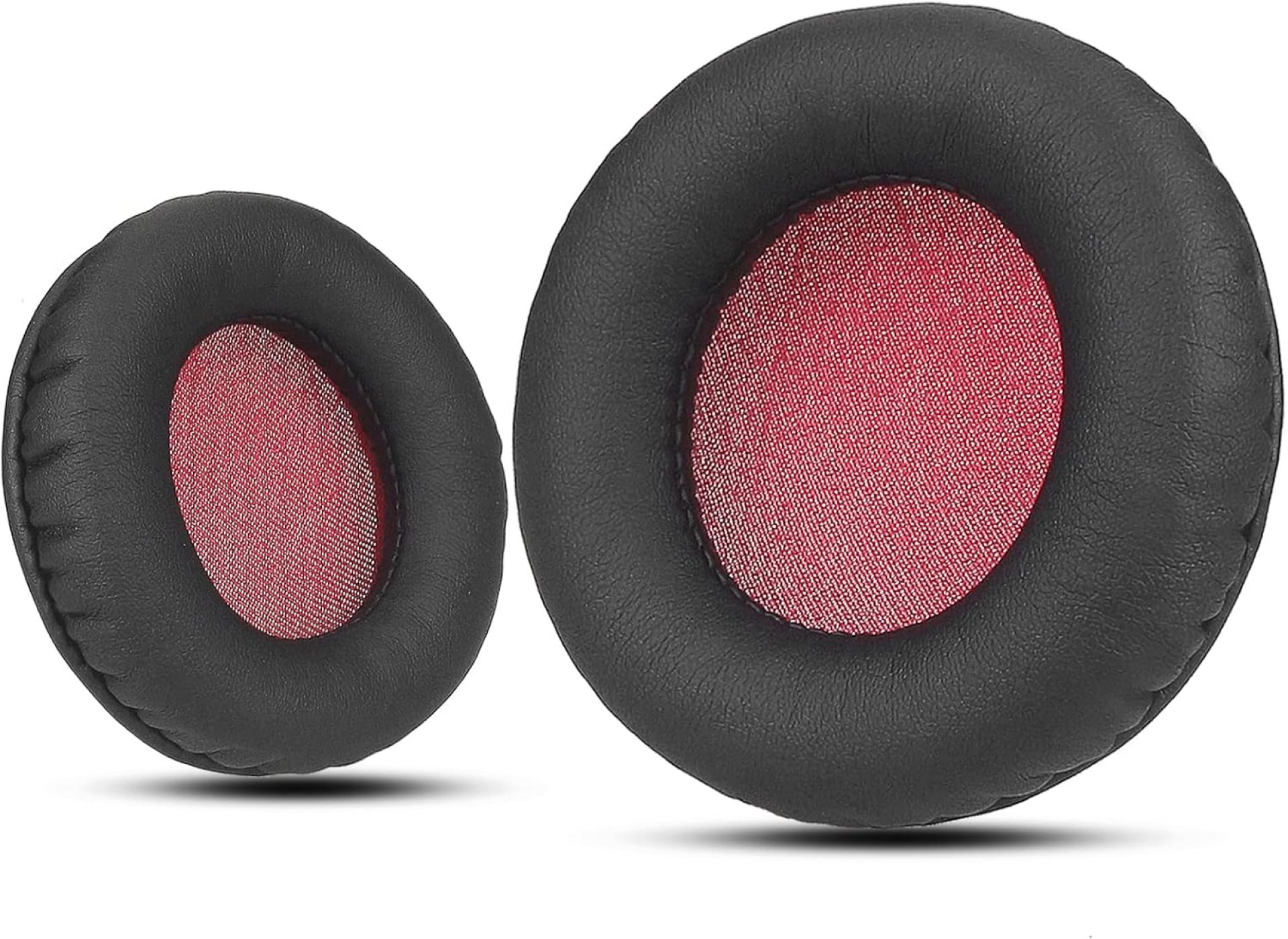 Krone Kalpasmos Universal Replacement 75mm Earpads for Sony, ATHAKG, HifiMan, Philips, Fostex, JVC, Pioneer On-Ear Headphones (List Inside) Headphone Earpads Cover Black & Red Krone Kalpasmos Universal Replacement 75mm Earpads for Sony, ATHAKG, HifiMan, Philips, Fostex, JVC, Pioneer On-Ear Headphones (List Inside) Headphone Earpads Cover Black & Red
