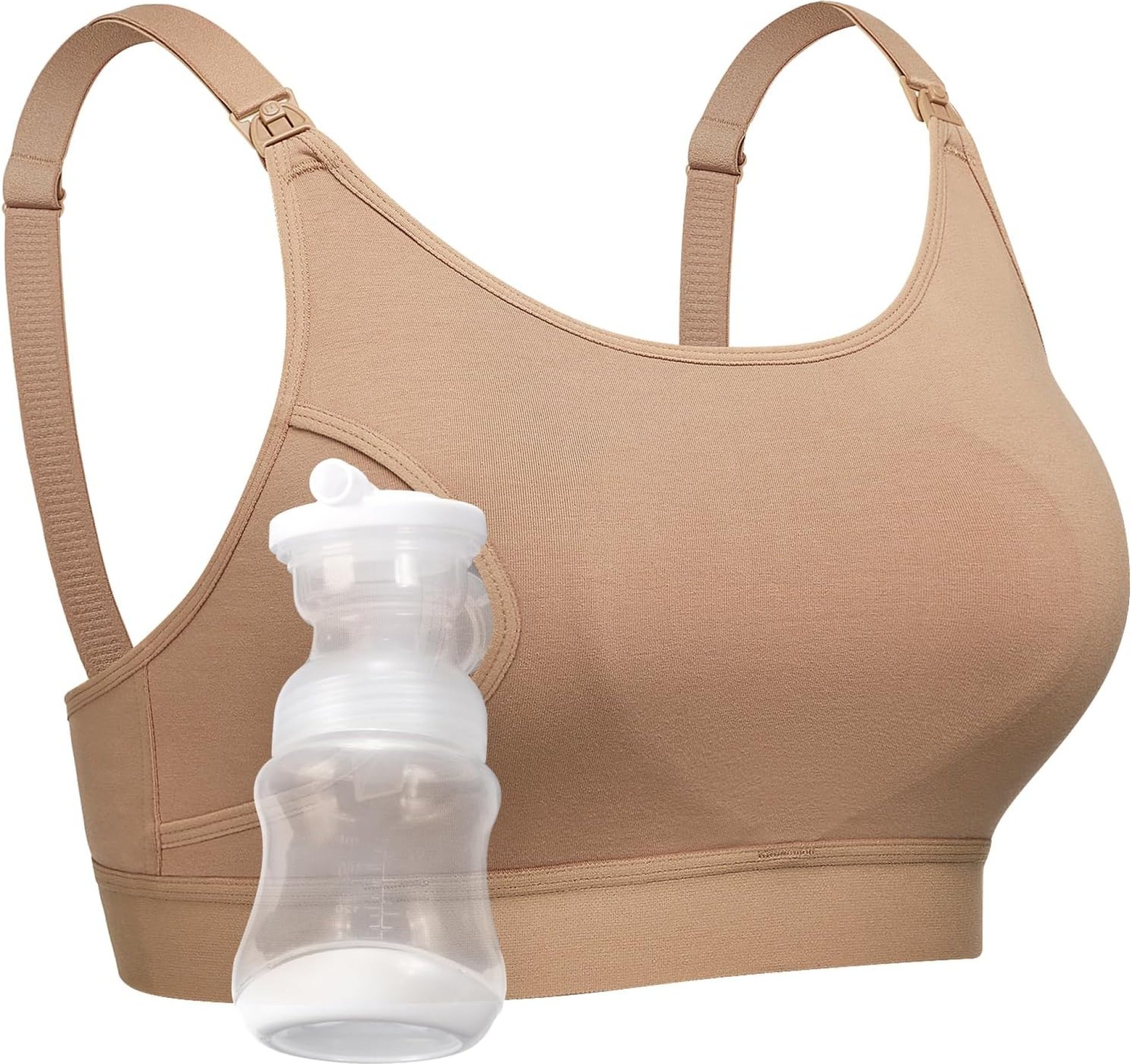 Momcozy Hands Free Pumping Bra, Adjustable Breast-Pumps Holding and Nursing Bra, Pumping & Nursing Bra in One Momcozy Hands Free Pumping Bra, Adjustable Breast-Pumps Holding and Nursing Bra, Pumping & Nursing Bra in One