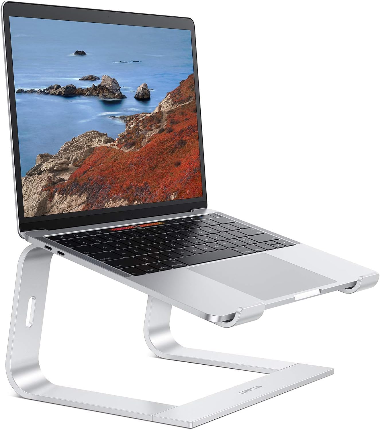 OMOTON Laptop Stand, Detachable Laptop Mount, Aluminum Laptop Holder Stand for Desk, Compatible with MacBook Air/Pro, Dell, HP, Lenovo and All Laptops (11-16 inch), Silver OMOTON Laptop Stand, Detachable Laptop Mount, Aluminum Laptop Holder Stand for Desk, Compatible with MacBook Air/Pro, Dell, HP, Lenovo and All Laptops (11-16 inch), Silver