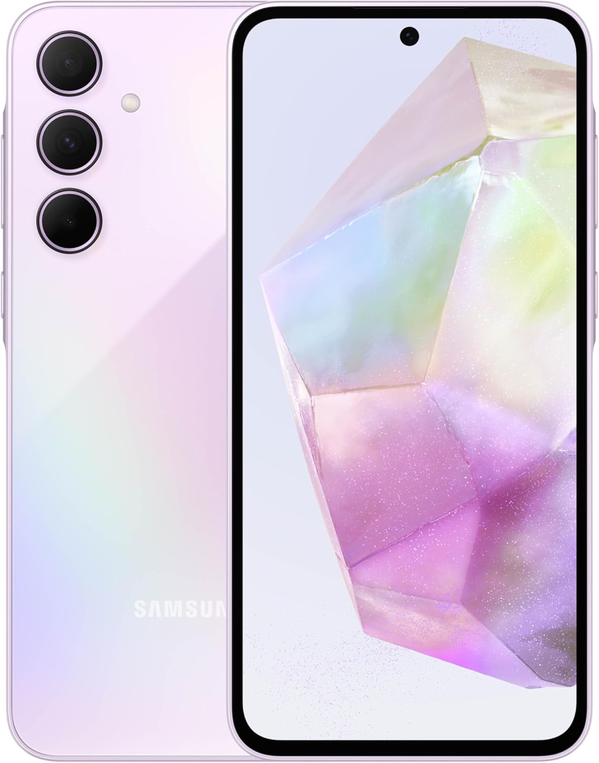 SAMSUNG Galaxy A35 5G A Series Cell Phone, 128GB Unlocked Android Smartphone, AMOLED Display, Advanced Triple Camera System, Expandable Storage, Rugged Design, US Version, 2024, Awesome Lilac SAMSUNG Galaxy A35 5G A Series Cell Phone, 128GB Unlocked Android Smartphone, AMOLED Display, Advanced Triple Camera System, Expandable Storage, Rugged Design, US Version, 2024, Awesome Lilac