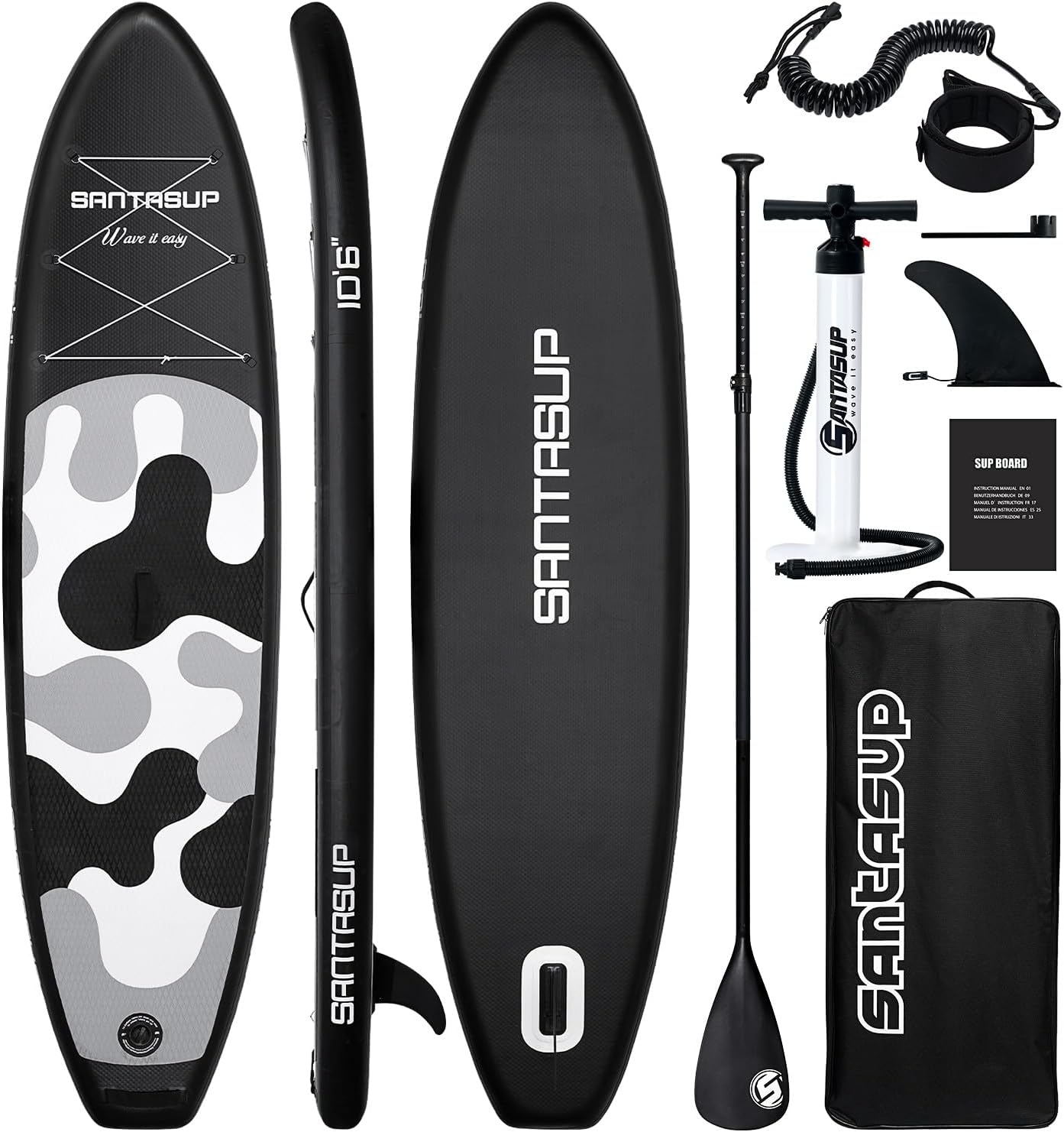 Inflatable Stand Up Paddle Board, Blow Up Paddle Board for Adults, 10ft Wide Stance Board, Sup Board with Sup Accessories, Non-Slip Deck, Adjustable Paddle, Travel Backpack Inflatable Stand Up Paddle Board, Blow Up Paddle Board for Adults, 10ft Wide Stance Board, Sup Board with Sup Accessories, Non-Slip Deck, Adjustable Paddle, Travel Backpack