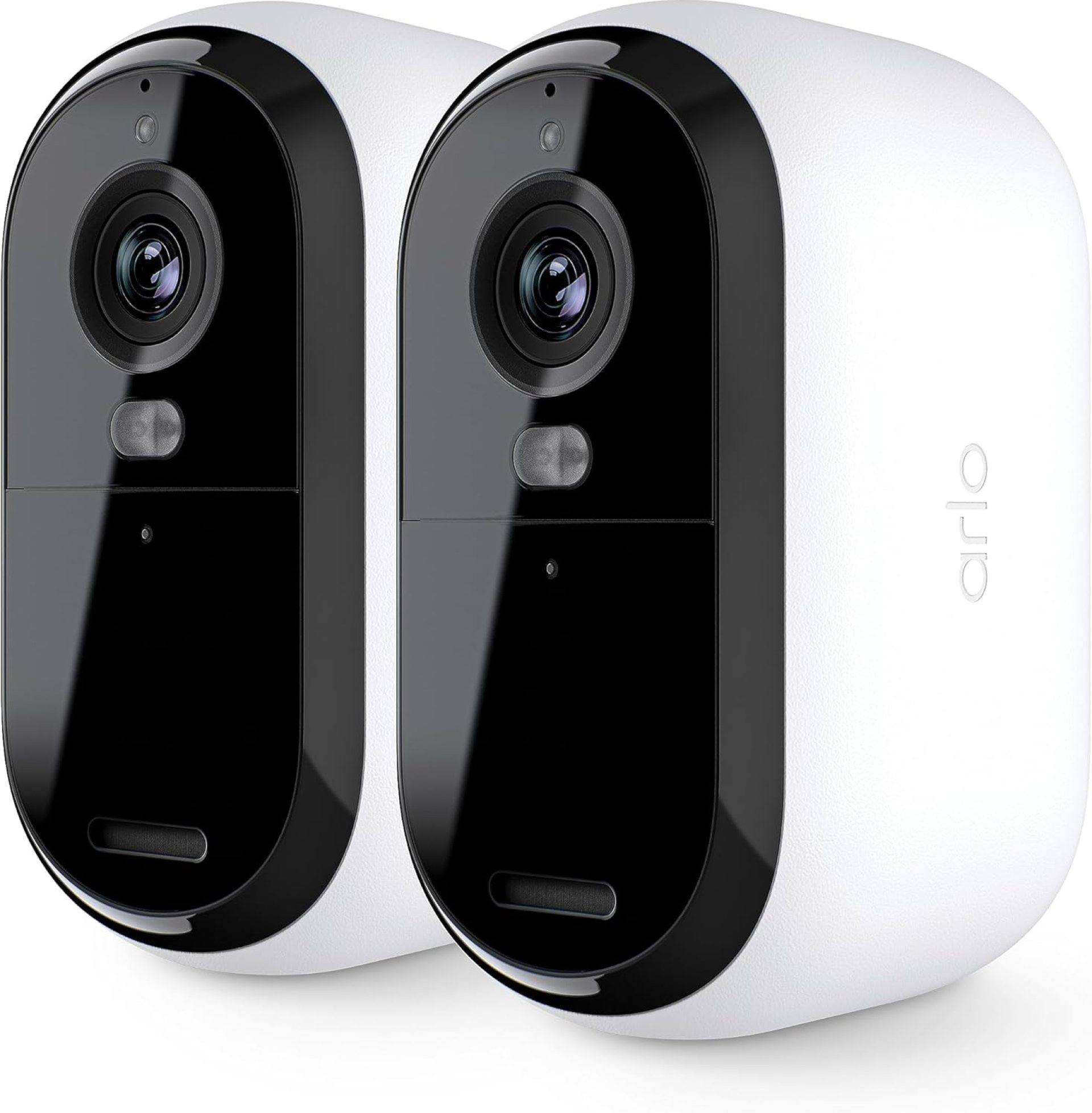 Arlo Essential Security Camera 2K | Indoor – Outdoor | 2nd Gen | Wireless with Spotlight, 2-Way Audio, Color Night Vision, Live Stream, Motion Activation, Real Time Notifications – White, 2 Camera Arlo Essential Security Camera 2K | Indoor – Outdoor | 2nd Gen | Wireless with Spotlight, 2-Way Audio, Color Night Vision, Live Stream, Motion Activation, Real Time Notifications – White, 2 Camera