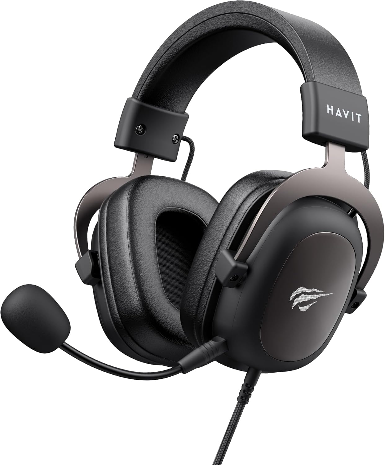 havit H2002d Gaming Headsets for PS4,PC, 50MM Drivers Surround Sound PS5 Headset with Mic Gaming Headphones with Mic Durable Aluminum Frame Valentines Gifts for Men havit H2002d Gaming Headsets for PS4,PC, 50MM Drivers Surround Sound PS5 Headset with Mic Gaming Headphones with Mic Durable Aluminum Frame Valentines Gifts for Men