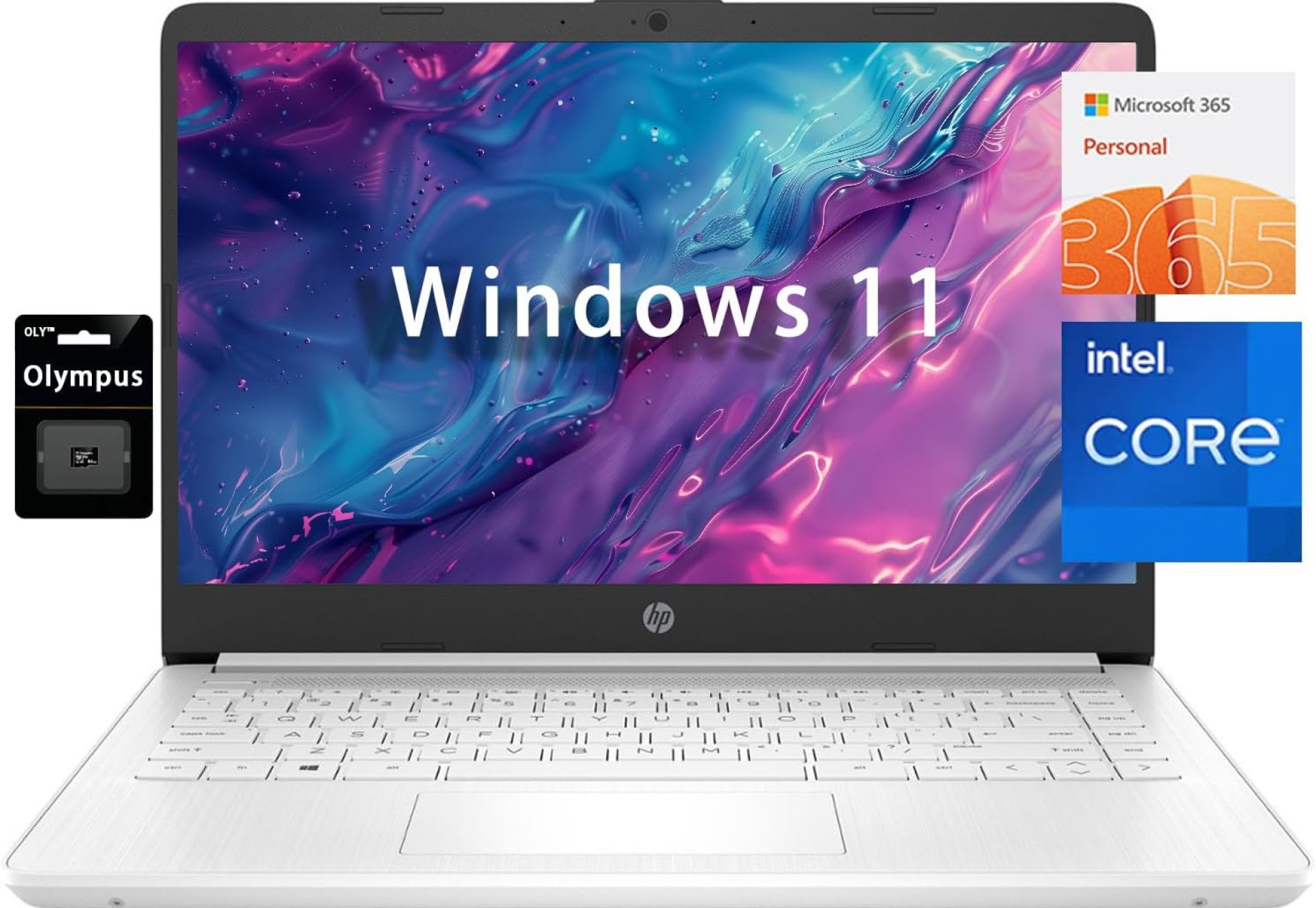 HP 14″ HD Student Business Laptop, Intel Quad-Core N4120, 16GB RAM, 384GB Storage, (128GB eMMC+256GB SD Card), 1 Year Office 365, Slim Design, Webcam, HDMI, Bluetooth, WiFi, Win 11 S, Silver HP 14″ HD Student Business Laptop, Intel Quad-Core N4120, 16GB RAM, 384GB Storage, (128GB eMMC+256GB SD Card), 1 Year Office 365, Slim Design, Webcam, HDMI, Bluetooth, WiFi, Win 11 S, Silver