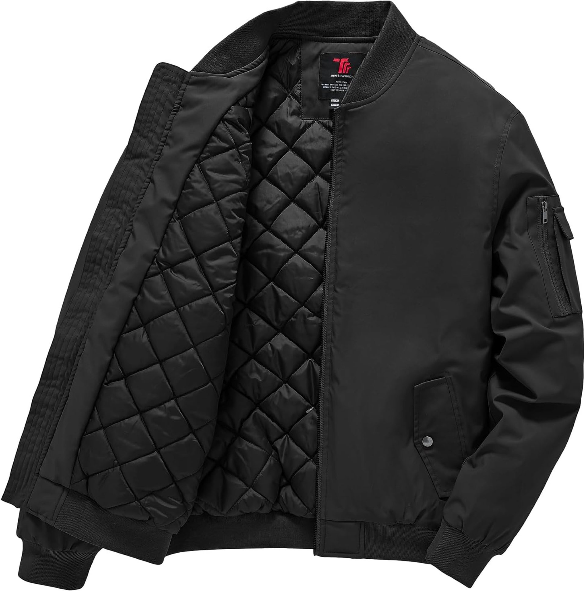 Gopune Men’s Windproof Bomber Jacket Warm Water Resistant Windbreaker Winter Outwear Quilted Jackets Coats Gopune Men’s Windproof Bomber Jacket Warm Water Resistant Windbreaker Winter Outwear Quilted Jackets Coats