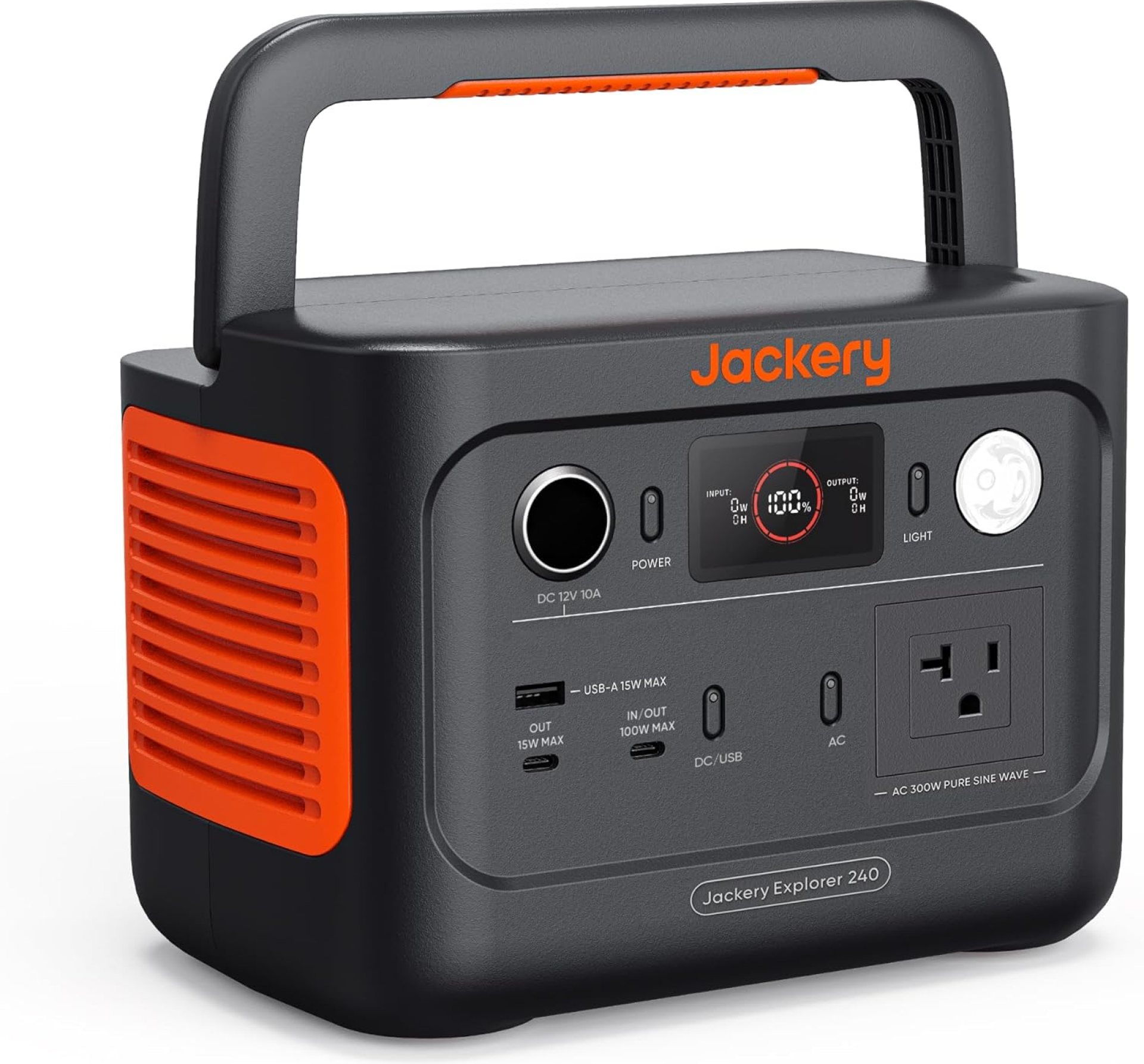 Jackery Explorer 240 v2 Portable Power Station, 256Wh LiFePO4 Battery with 300W AC/100W USB-C Output, 1Hr Fast Charging, Versatile Scenarios-Outdoor/Camping/RV/Travel/Emergency Backup Jackery Explorer 240 v2 Portable Power Station, 256Wh LiFePO4 Battery with 300W AC/100W USB-C Output, 1Hr Fast Charging, Versatile Scenarios-Outdoor/Camping/RV/Travel/Emergency Backup