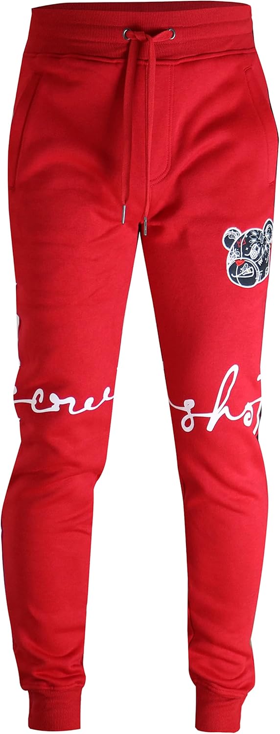 SCREENSHOT Mens Hip Hop Premium Classic Fit Urban Fleece Pants – Street Fashion Sweatpants Ribbed Wasteband with Drawstring SCREENSHOT Mens Hip Hop Premium Classic Fit Urban Fleece Pants – Street Fashion Sweatpants Ribbed Wasteband with Drawstring
