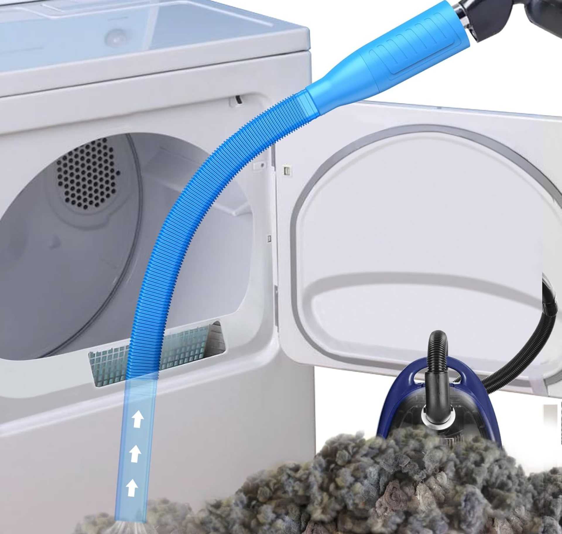 Dryer Vent Cleaner Kit Vacuum Attachment – Multiple Combinations V1 Lint Remover Power Washer and Vacuum Hose Quickly Removes Lint Dryer Vent Cleaner Kit Vacuum Attachment – Multiple Combinations V1 Lint Remover Power Washer and Vacuum Hose Quickly Removes Lint
