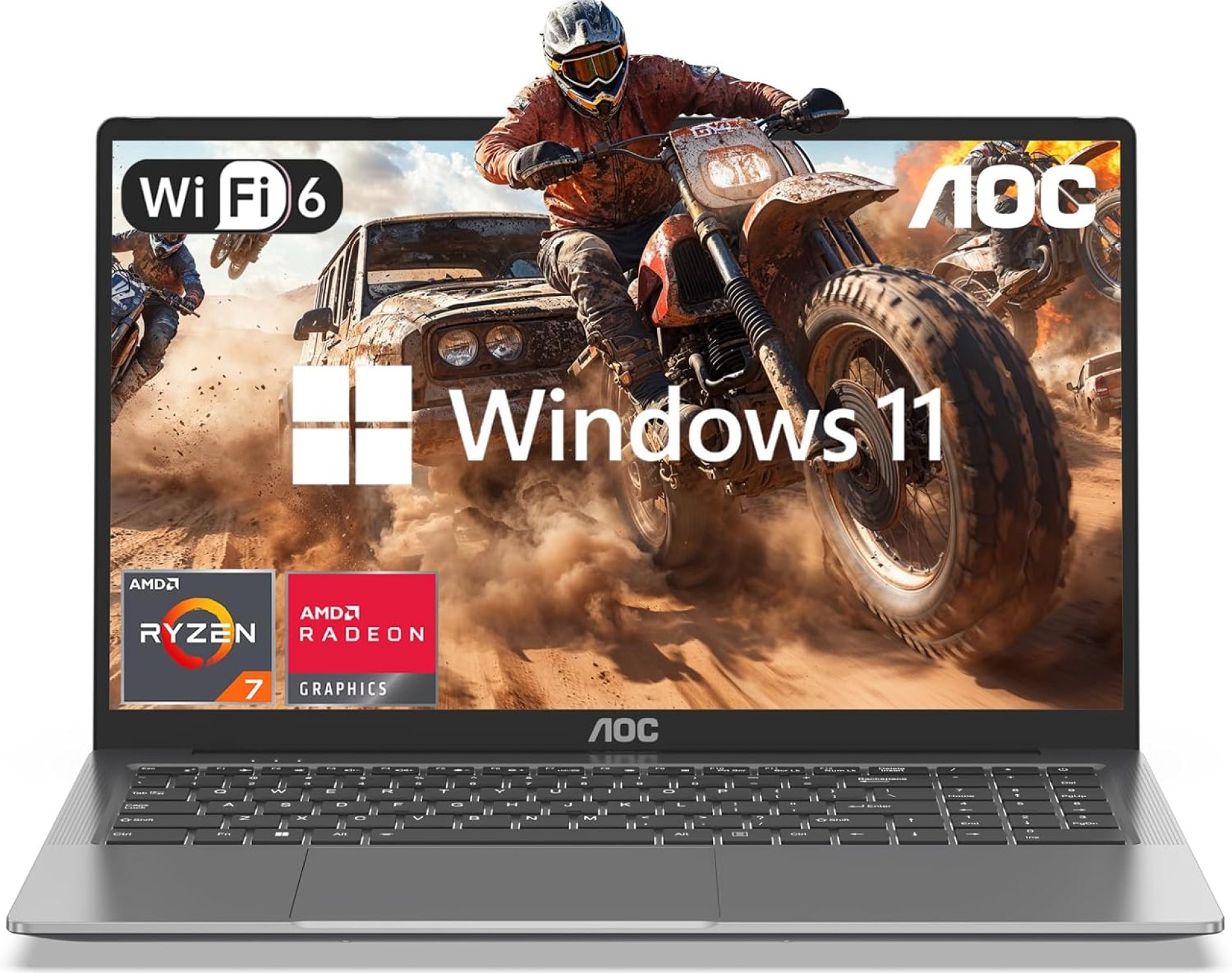 2025 Gaming Laptop with AMD Ryzen 7 5700U Processor(8C/16T, Up to 4.5GHz), 16.1“ FHD Display Laptop Computer with Backlit Keyboard, 16GB RAM 512GB SSD, WiFi 6, HDMI 1.4, USB3.2, Type-C, 53Wh Battery 2025 Gaming Laptop with AMD Ryzen 7 5700U Processor(8C/16T, Up to 4.5GHz), 16.1“ FHD Display Laptop Computer with Backlit Keyboard, 16GB RAM 512GB SSD, WiFi 6, HDMI 1.4, USB3.2, Type-C, 53Wh Battery
