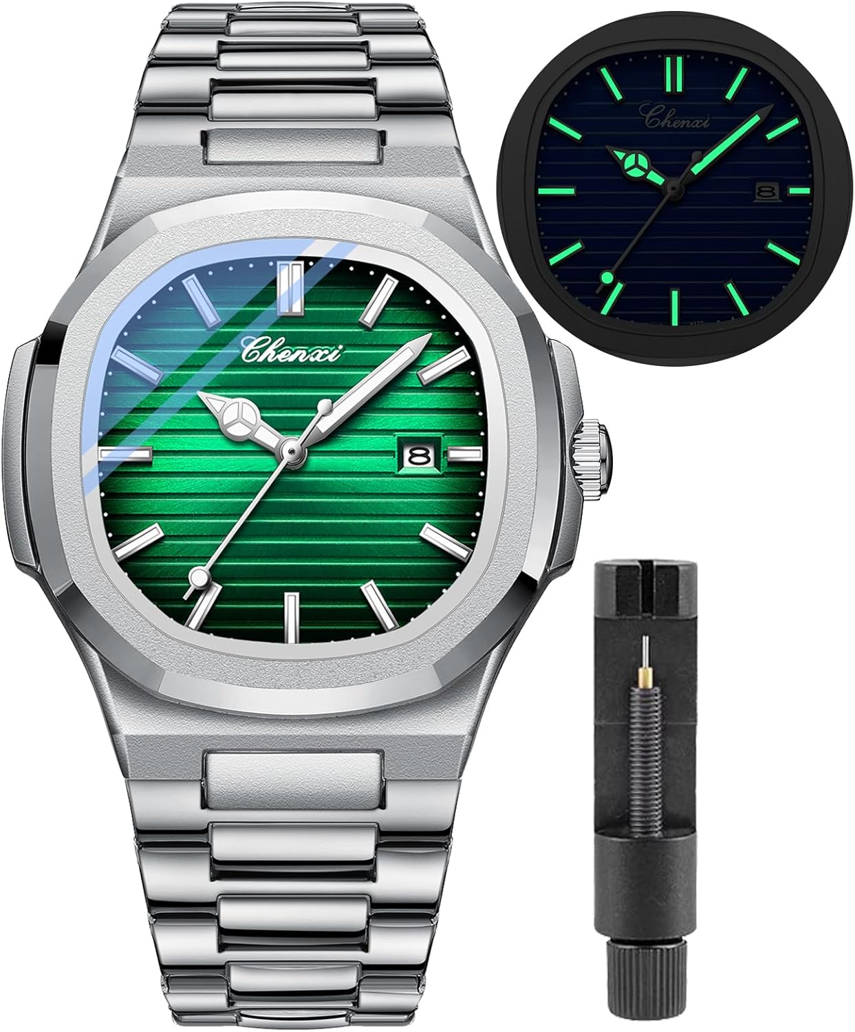 Gosasa Fashion Men’s Watches Date Business Watch Stainless Steel Luxury Style Luminous Quartz Waterproof Analog Display Male Wristwatch Gosasa Fashion Men’s Watches Date Business Watch Stainless Steel Luxury Style Luminous Quartz Waterproof Analog Display Male Wristwatch