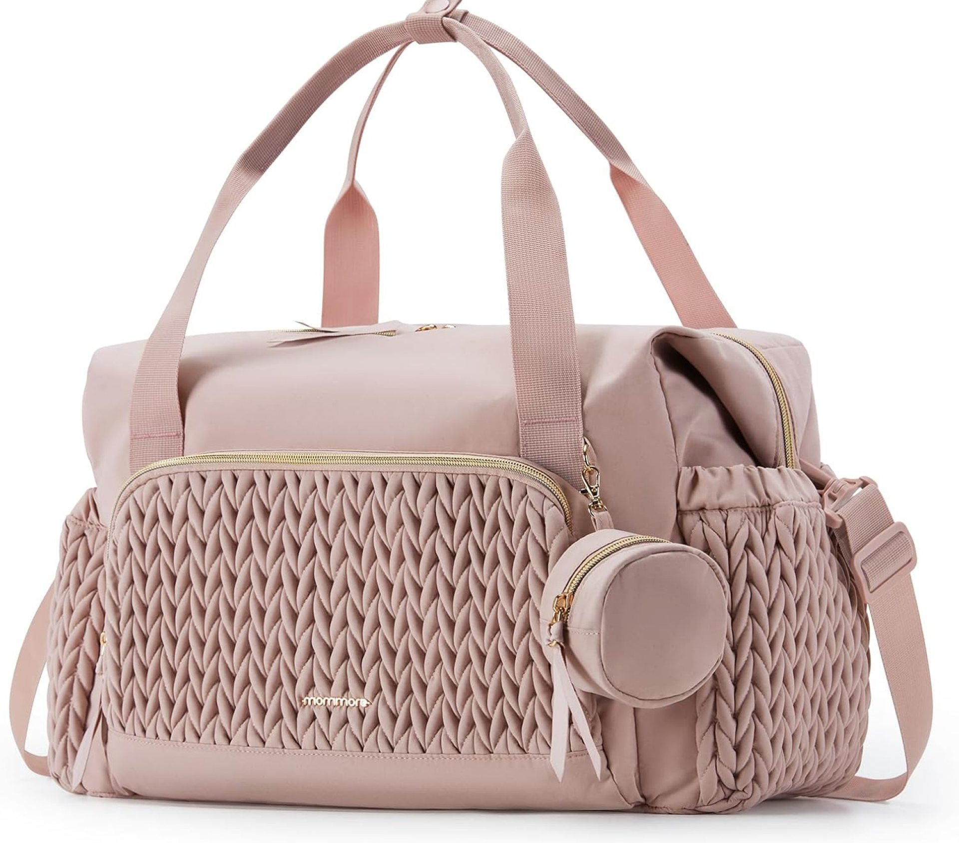 mommore Diaper Bag Tote, Large Capacity Travel Diaper bags, Hospital Bag for Labor Delivery, Baby Bag with Pacifier Case mommore Diaper Bag Tote, Large Capacity Travel Diaper bags, Hospital Bag for Labor Delivery, Baby Bag with Pacifier Case