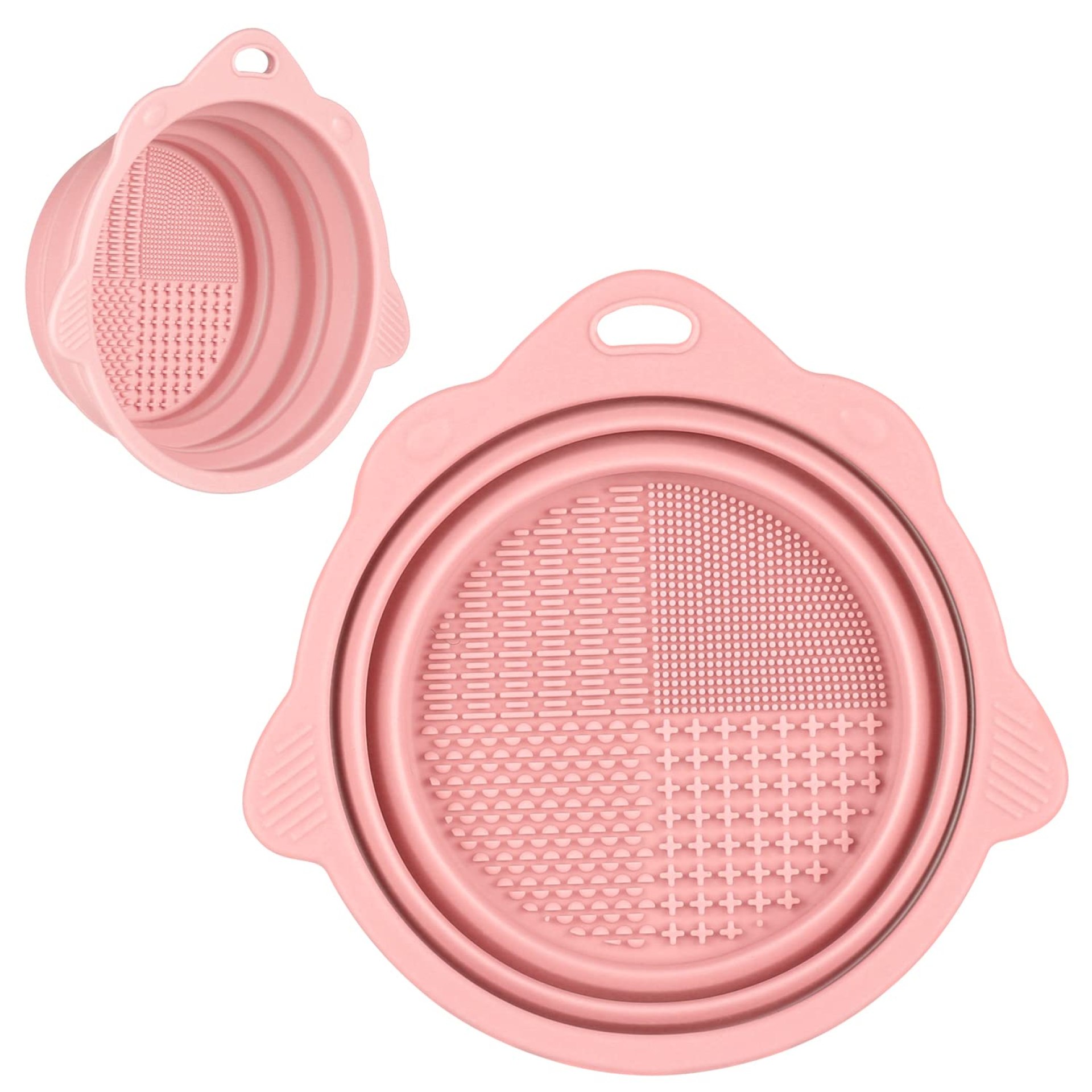 Foldable Silicone Makeup Brush Cleaner Bowl – Etercycle Portable Cleaning Tool for Brushes, Powder Puffs, and Sponges (Pink) Foldable Silicone Makeup Brush Cleaner Bowl – Etercycle Portable Cleaning Tool for Brushes, Powder Puffs, and Sponges (Pink)