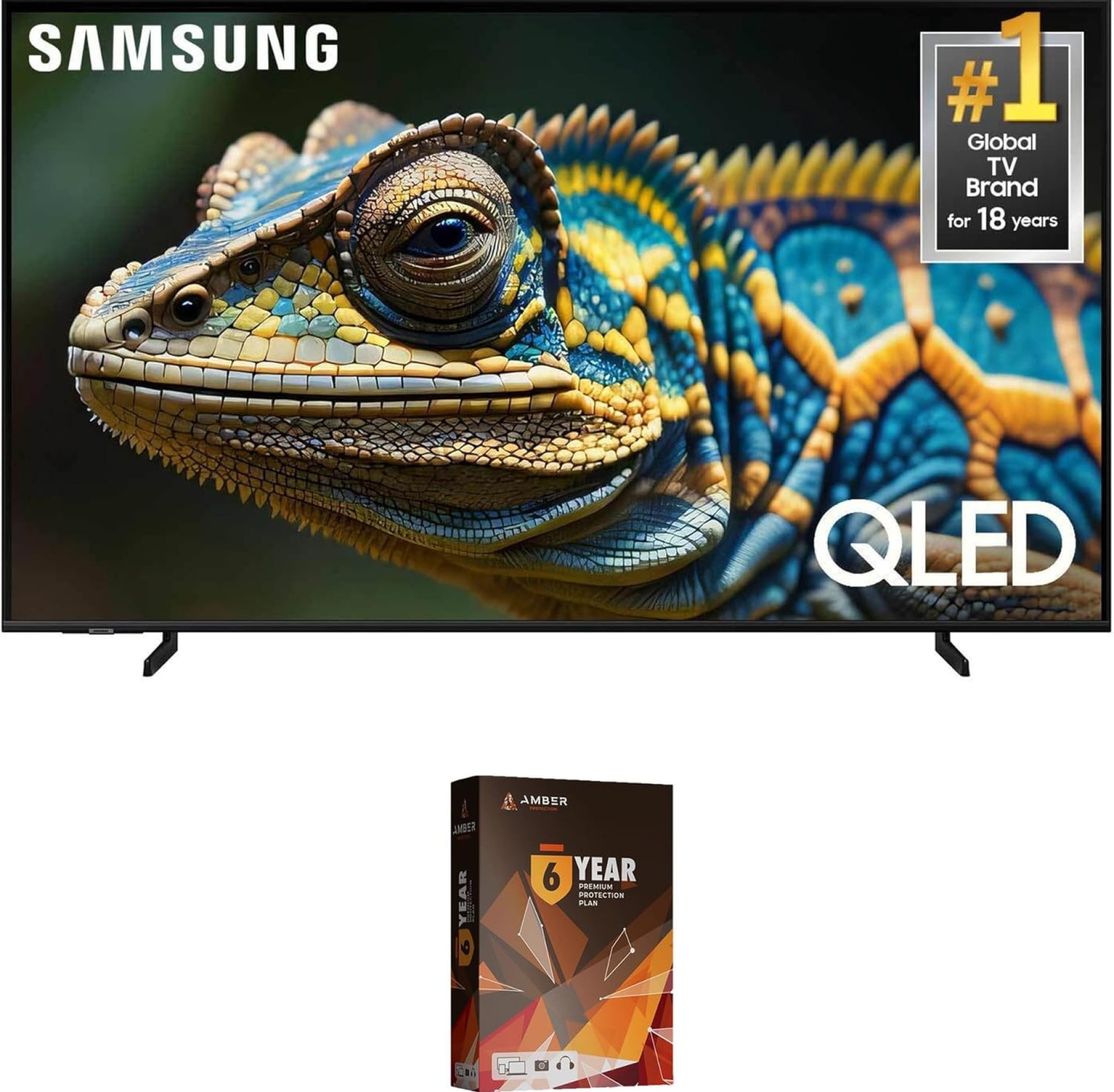 Samsung QN50Q60DAFXZA 50 Inch Q60D QLED 4K Smart TV with Quantum HDR and 6 Year Amber Protection Plan (2024) Samsung QN50Q60DAFXZA 50 Inch Q60D QLED 4K Smart TV with Quantum HDR and 6 Year Amber Protection Plan (2024)