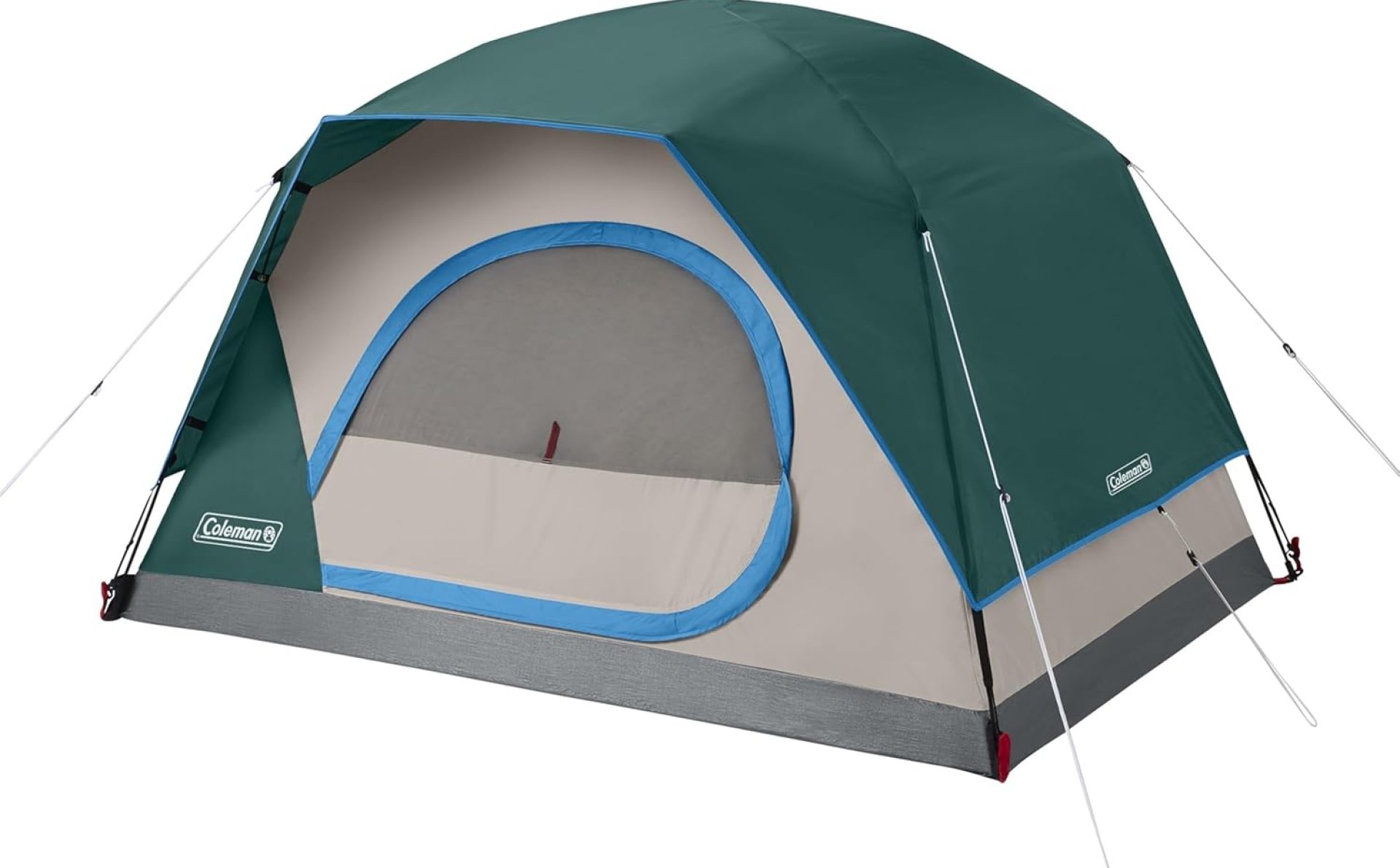 Coleman Skydome Tent with 5 Minute Setup, 6-Person Weatherproof Tent with Rainfly & Carry Bag, 20% More Headroom Than Traditional Canopies Coleman Skydome Tent with 5 Minute Setup, 6-Person Weatherproof Tent with Rainfly & Carry Bag, 20% More Headroom Than Traditional Canopies