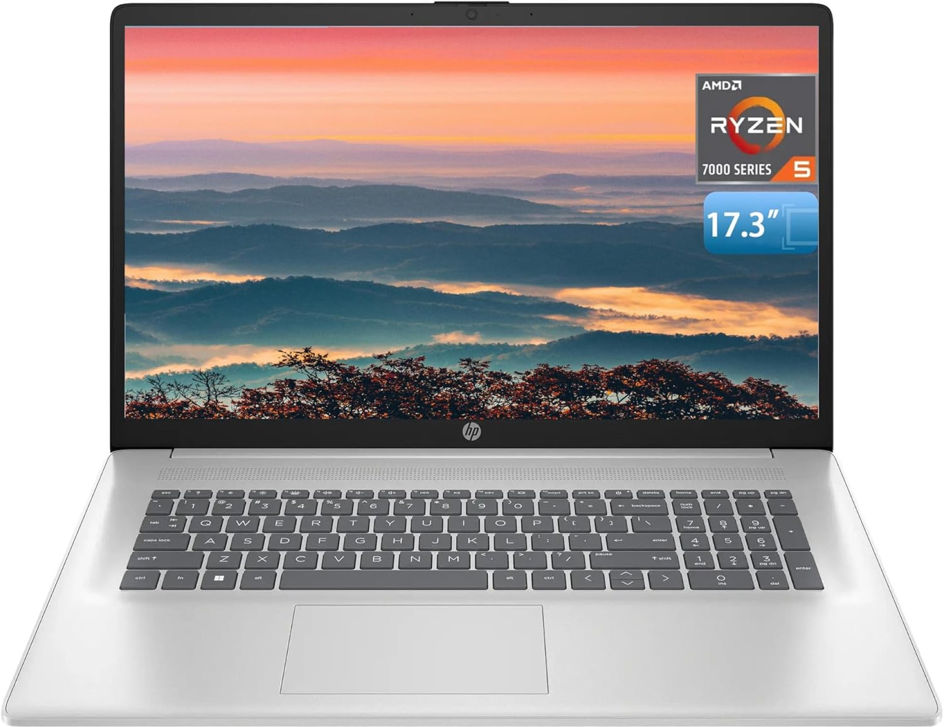 HP 17 Laptop, 17.3″ FHD Display, 32GB RAM, 1TB SSD, AMD Ryzen 5 Processor(Beats i7-1165G7, Up to 4.3GHz), Webcam, Numeric Keypad, Long Battery Life, Windows 11 Home, Alpacatec Accessories, Silver HP 17 Laptop, 17.3″ FHD Display, 32GB RAM, 1TB SSD, AMD Ryzen 5 Processor(Beats i7-1165G7, Up to 4.3GHz), Webcam, Numeric Keypad, Long Battery Life, Windows 11 Home, Alpacatec Accessories, Silver