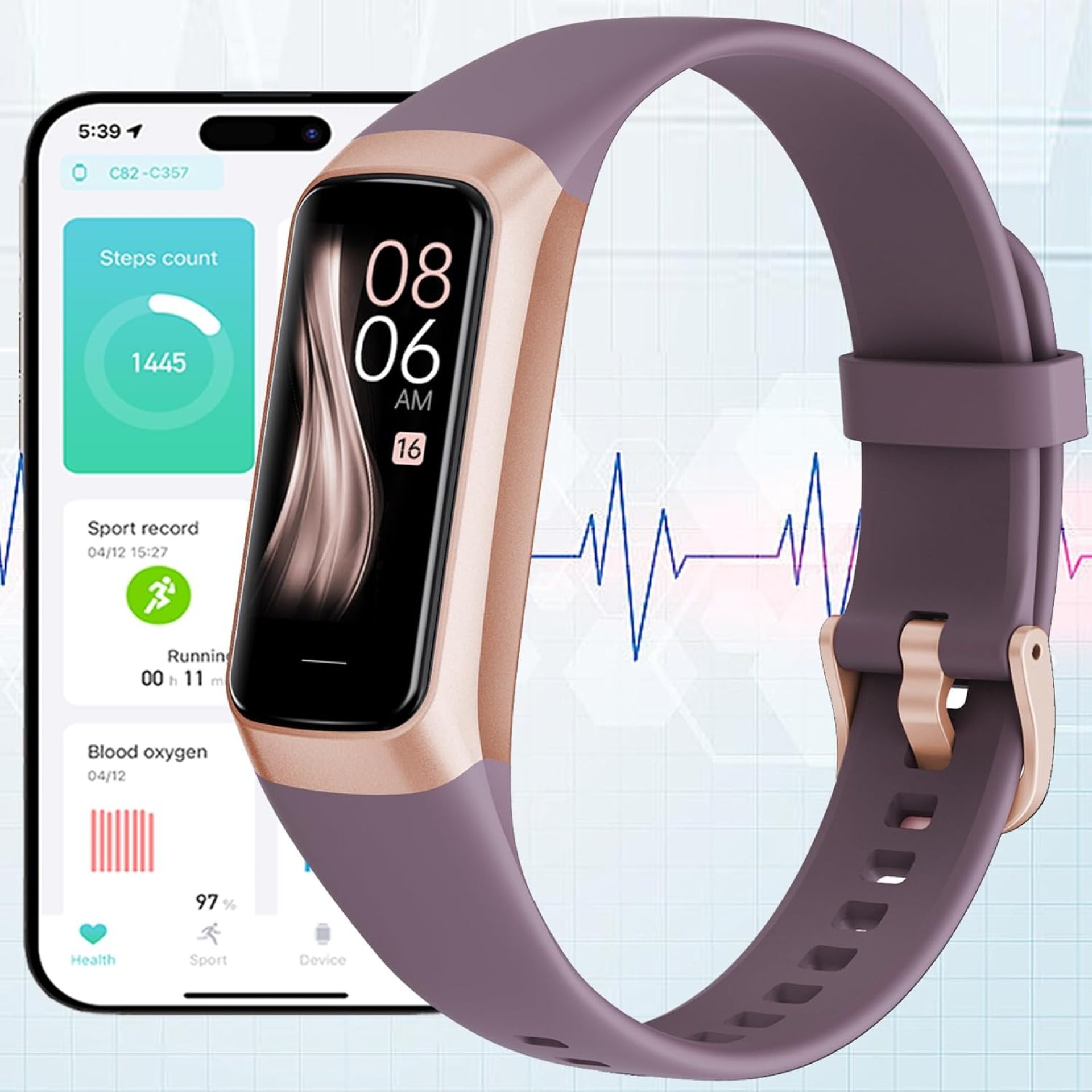 Fitness Tracker Watch, Smart Watch with Blood Pressure Heart Rate Sleep IP67 Waterproof Health Watch Fitness Activity Tracker Step Calorie Counter Pedometer Watches for Men Women Android iOS Phone Fitness Tracker Watch, Smart Watch with Blood Pressure Heart Rate Sleep IP67 Waterproof Health Watch Fitness Activity Tracker Step Calorie Counter Pedometer Watches for Men Women Android iOS Phone
