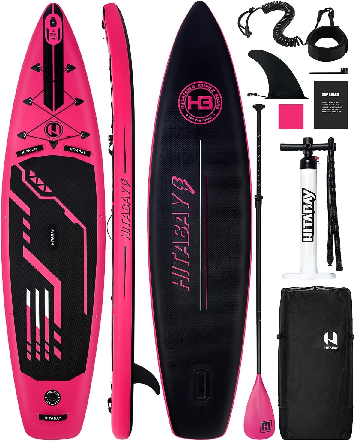 Inflatable Stand Up Paddle Board with Premium SUP Accessories & Camera Mount, Inflatable Ultra-Light (17.3lbs) Paddle Board for Adults & Youth of All Skill Levels, 11′ Inflatable SUP Board Inflatable Stand Up Paddle Board with Premium SUP Accessories & Camera Mount, Inflatable Ultra-Light (17.3lbs) Paddle Board for Adults & Youth of All Skill Levels, 11′ Inflatable SUP Board