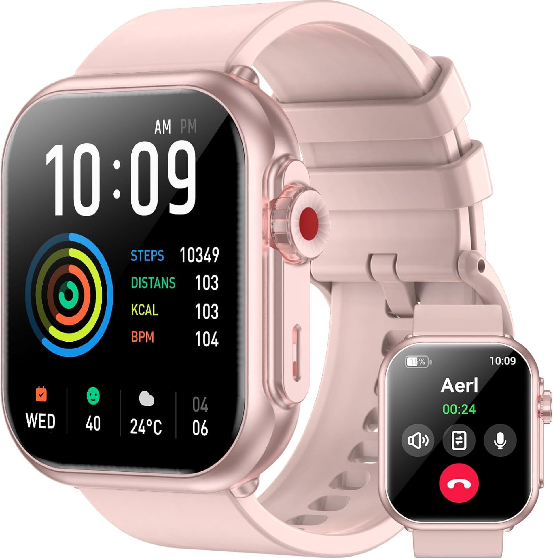 Smart Watch, 1.85″ HD Smartwatches for Men Women, 1000 mAh Battery High Capacity, 110+ Sport Modes with Fitness Tracker Watch, IP68 Waterproof, Heart Rate/Sleep Monitor, Fitness Watch for Android/iOS Smart Watch, 1.85″ HD Smartwatches for Men Women, 1000 mAh Battery High Capacity, 110+ Sport Modes with Fitness Tracker Watch, IP68 Waterproof, Heart Rate/Sleep Monitor, Fitness Watch for Android/iOS