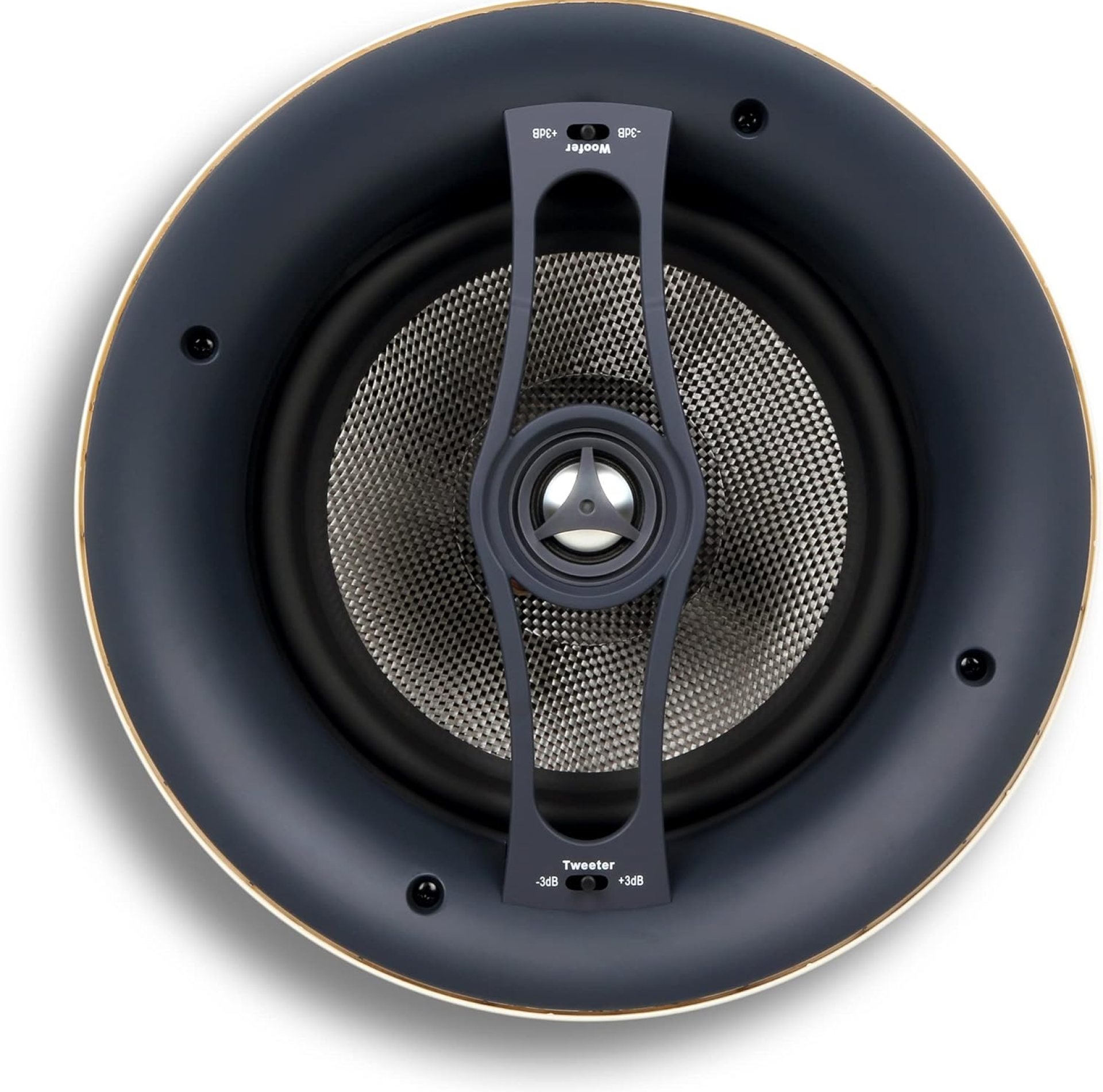 Micca Reference Series R-8C 2-Way in Ceiling in Wall Speaker, 8 Inch Woofer, 1-Inch Pivoting Aluminum Dome Tweeter, Tone Controls, 9.5-Inch Cutout Diameter, Each, White Micca Reference Series R-8C 2-Way in Ceiling in Wall Speaker, 8 Inch Woofer, 1-Inch Pivoting Aluminum Dome Tweeter, Tone Controls, 9.5-Inch Cutout Diameter, Each, White