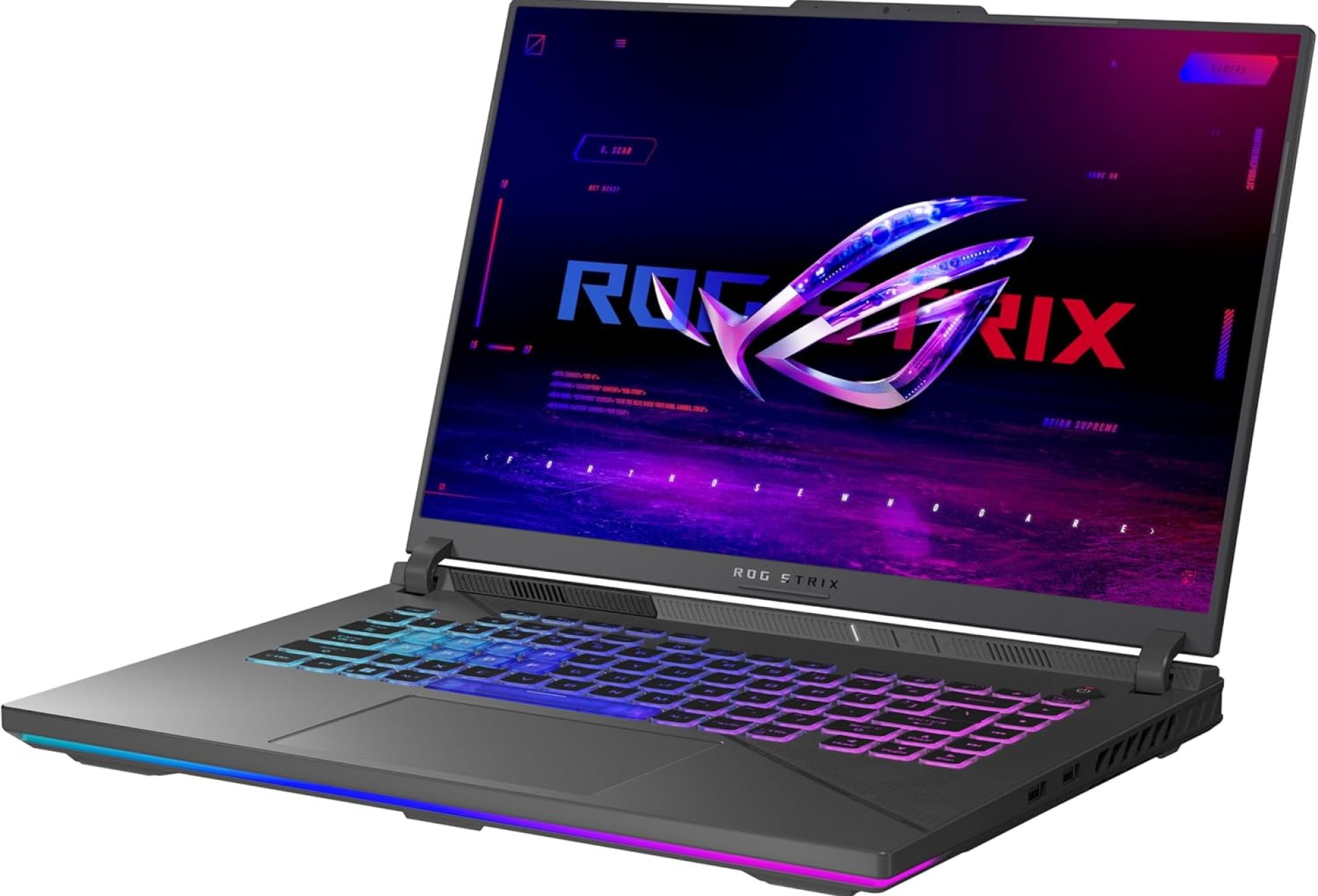 ASUS ROG Strix G16 (2024) Gaming Laptop, 16” ROG Nebula Display 16:10 QHD 240Hz, NVIDIA® GeForce RTX™ 4070, Intel® Core™ i9-14900HX, 16GB DDR5-5600, 1TB PCIe Gen4 SSD, Wi-Fi 6E, Win 11, G614JIR-AS94 ASUS ROG Strix G16 (2024) Gaming Laptop, 16” ROG Nebula Display 16:10 QHD 240Hz, NVIDIA® GeForce RTX™ 4070, Intel® Core™ i9-14900HX, 16GB DDR5-5600, 1TB PCIe Gen4 SSD, Wi-Fi 6E, Win 11, G614JIR-AS94