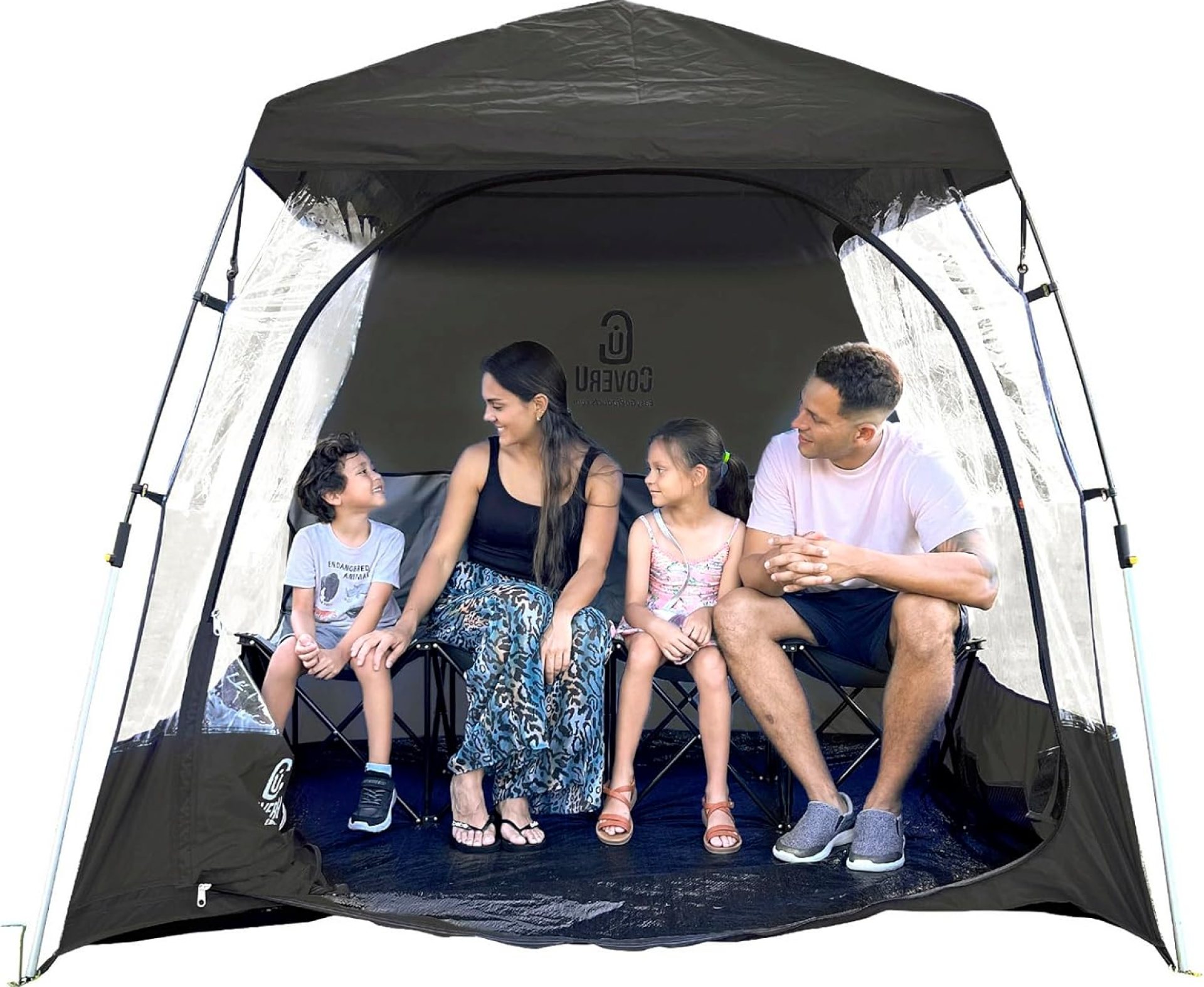 CoverU Sports Tent Pod For 3-4 People – RAIN or Sun Protection – NEW Large Pop Up Climate Canopy Shelter – Soccer, Football, Softball & Other Sporting Events and Parades – Patented and Patents Pending CoverU Sports Tent Pod For 3-4 People – RAIN or Sun Protection – NEW Large Pop Up Climate Canopy Shelter – Soccer, Football, Softball & Other Sporting Events and Parades – Patented and Patents Pending