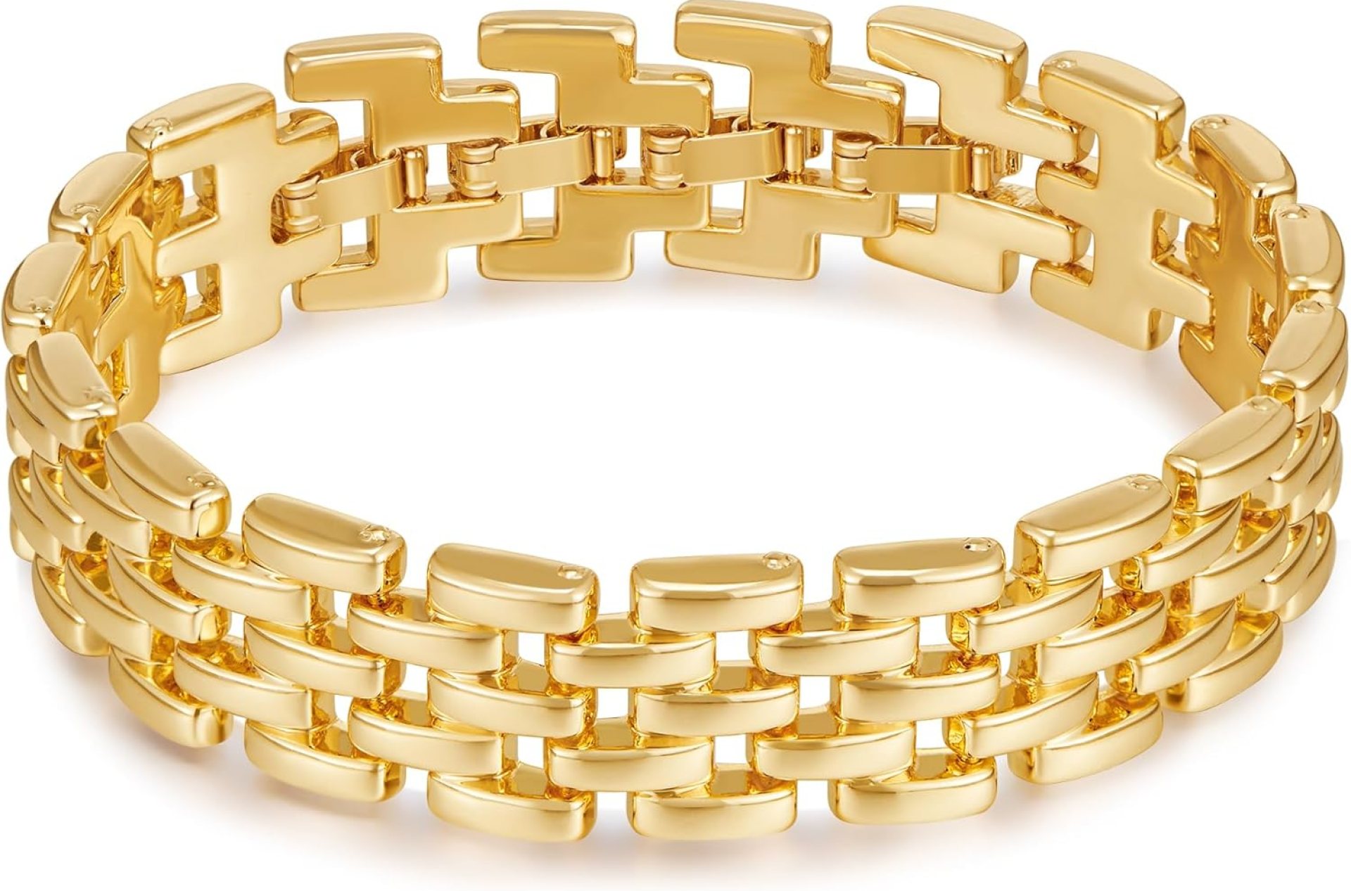 CLASSYZINT Stainless Steel Bracelets for Women, Gold Watch Bracelet for Women and Gold Cuff Bangle Bracelet CLASSYZINT Stainless Steel Bracelets for Women, Gold Watch Bracelet for Women and Gold Cuff Bangle Bracelet