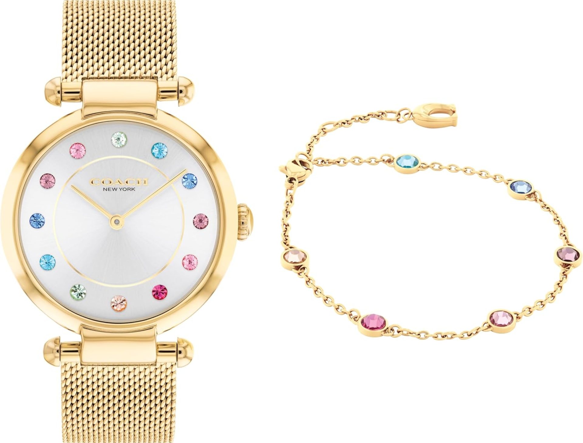 Coach Elliot Women’s Watch and Jewelry Gift Set – Adjustable Slider Bracelet Signature Charm – 2H Quartz Watch – Mesh Bracelet – 3ATM Water Resistant – Designed for Day or Night – 28mm Coach Elliot Women’s Watch and Jewelry Gift Set – Adjustable Slider Bracelet Signature Charm – 2H Quartz Watch – Mesh Bracelet – 3ATM Water Resistant – Designed for Day or Night – 28mm