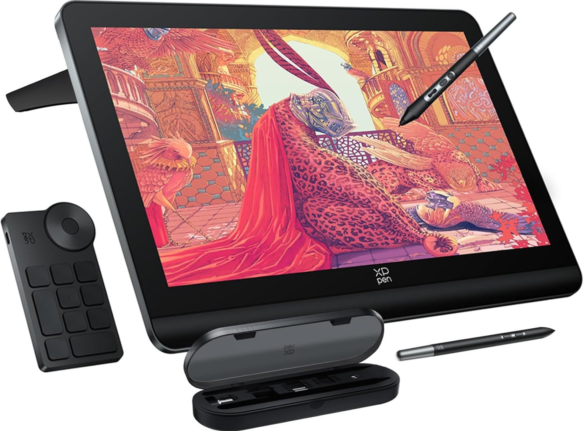 XPPen 4K UHD Artist Pro 19 Gen2 Drawing Tablet with Screen, 156% sRGB Graphic Tablet with 1.07 Billion Colors Anti-Glare Drawing Monitor with Dual 16384 Pen Pressure Stylus, Mini Keydial, 18.4″ XPPen 4K UHD Artist Pro 19 Gen2 Drawing Tablet with Screen, 156% sRGB Graphic Tablet with 1.07 Billion Colors Anti-Glare Drawing Monitor with Dual 16384 Pen Pressure Stylus, Mini Keydial, 18.4″