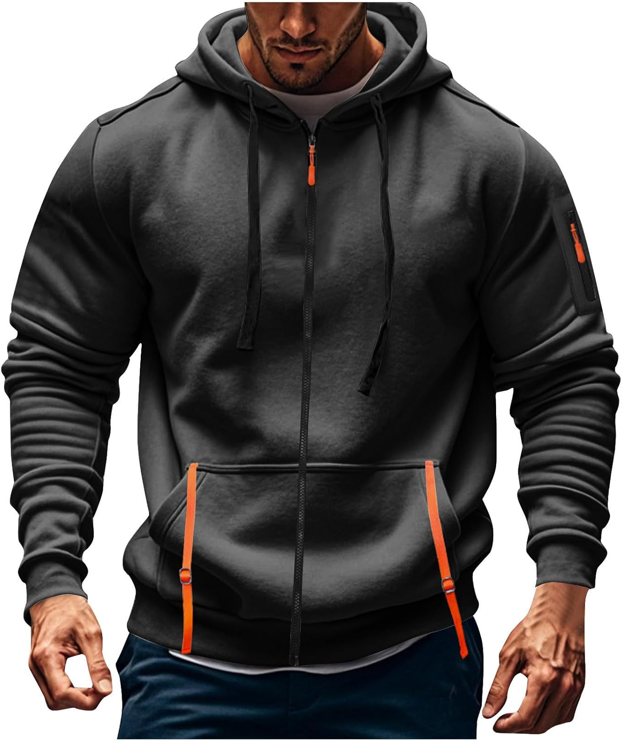 Men’s 1/4 Zip Fashion Pullover Hoodie Athletic Heavy Thicken Winter Crewneck Pullover Tops Shirts Workout Hoodies Men’s 1/4 Zip Fashion Pullover Hoodie Athletic Heavy Thicken Winter Crewneck Pullover Tops Shirts Workout Hoodies