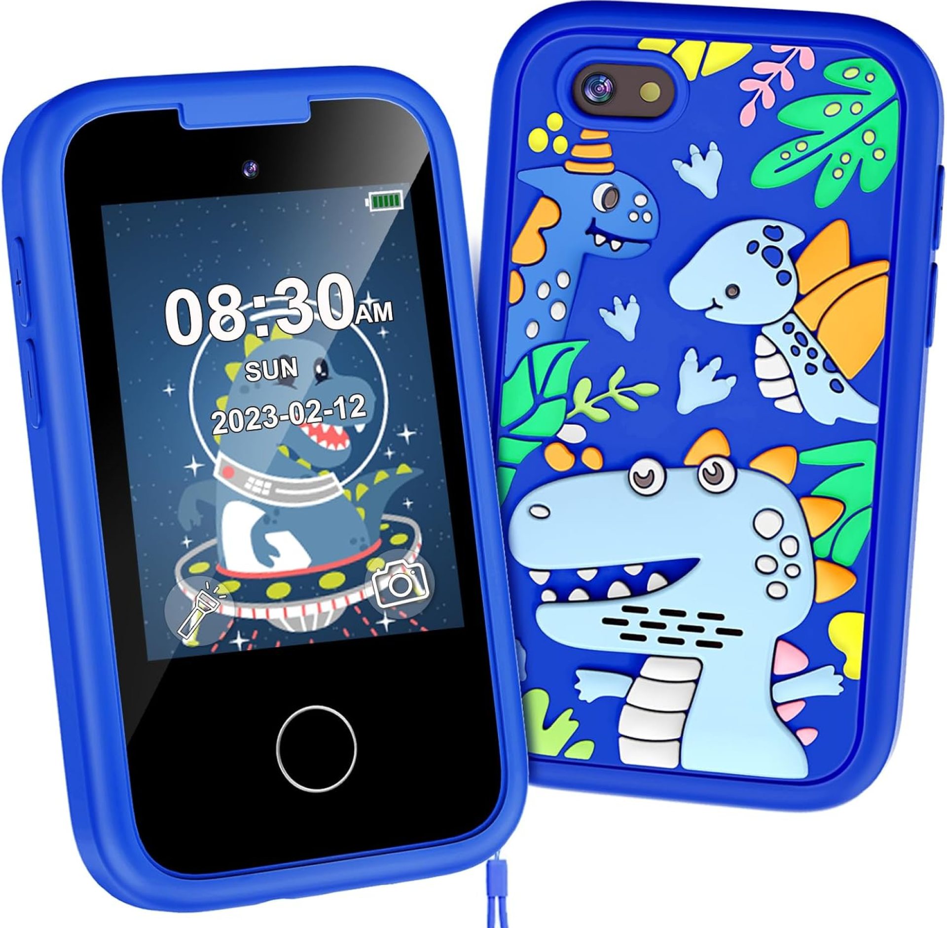 Kids Smart Phone for Boys, Christmas Birthday Gifts for Boy Girl Age 3-10 Kids Toys Cell Phone, 2.8″ Touchscreen Toddler Learning Play Toy Phone with Dual Camera, Game, Music Player, 8GB Card Blue Kids Smart Phone for Boys, Christmas Birthday Gifts for Boy Girl Age 3-10 Kids Toys Cell Phone, 2.8″ Touchscreen Toddler Learning Play Toy Phone with Dual Camera, Game, Music Player, 8GB Card Blue