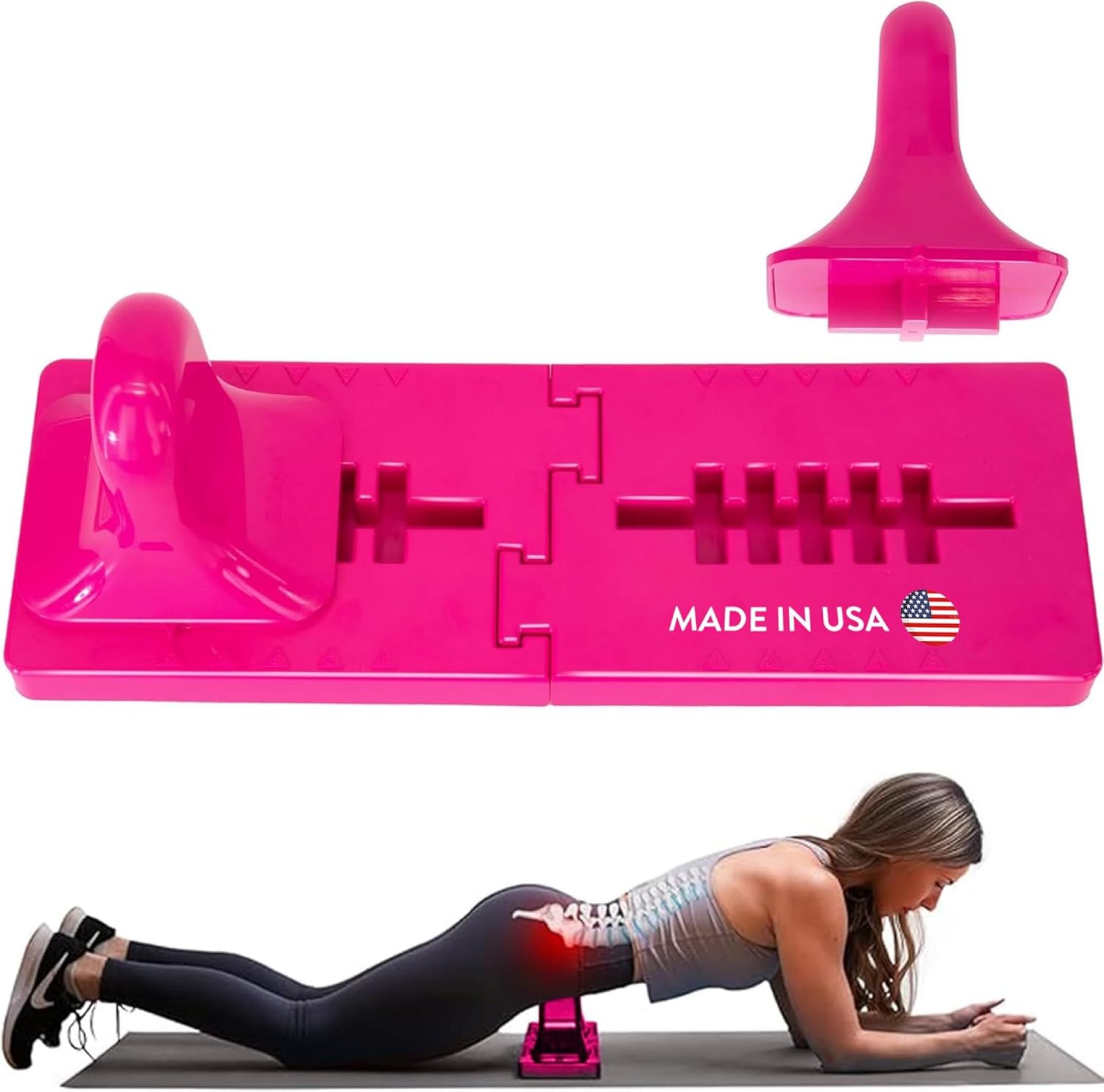 Thrival Bullseye – Precision Psoas Muscle Release Tool for Hip Flexor, Back, Hamstring, Glute, Iliacus, and Neck Pain – Deep Tissue, Trigger Point, and Myofascial Release – Pink Thrival Bullseye – Precision Psoas Muscle Release Tool for Hip Flexor, Back, Hamstring, Glute, Iliacus, and Neck Pain – Deep Tissue, Trigger Point, and Myofascial Release – Pink
