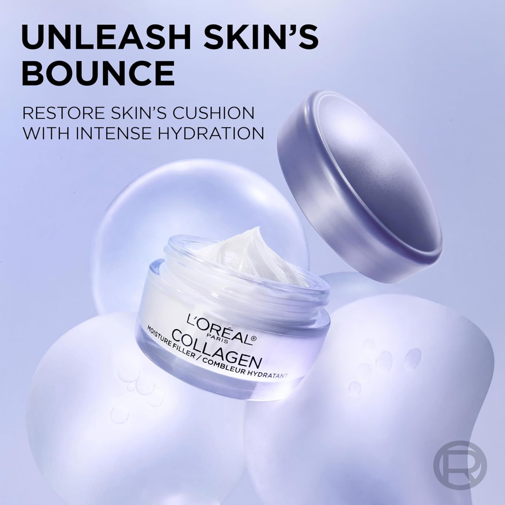 L’OREAL PARIS Collagen Moisture Filler Face Cream, Anti-Aging Face Moisturizer, Non-Greasy Fragrance Free Skin Care Formula For Up to 48HR Hydration, 3.4 Oz L’OREAL PARIS Collagen Moisture Filler Face Cream, Anti-Aging Face Moisturizer, Non-Greasy Fragrance Free Skin Care Formula For Up to 48HR Hydration, 3.4 Oz