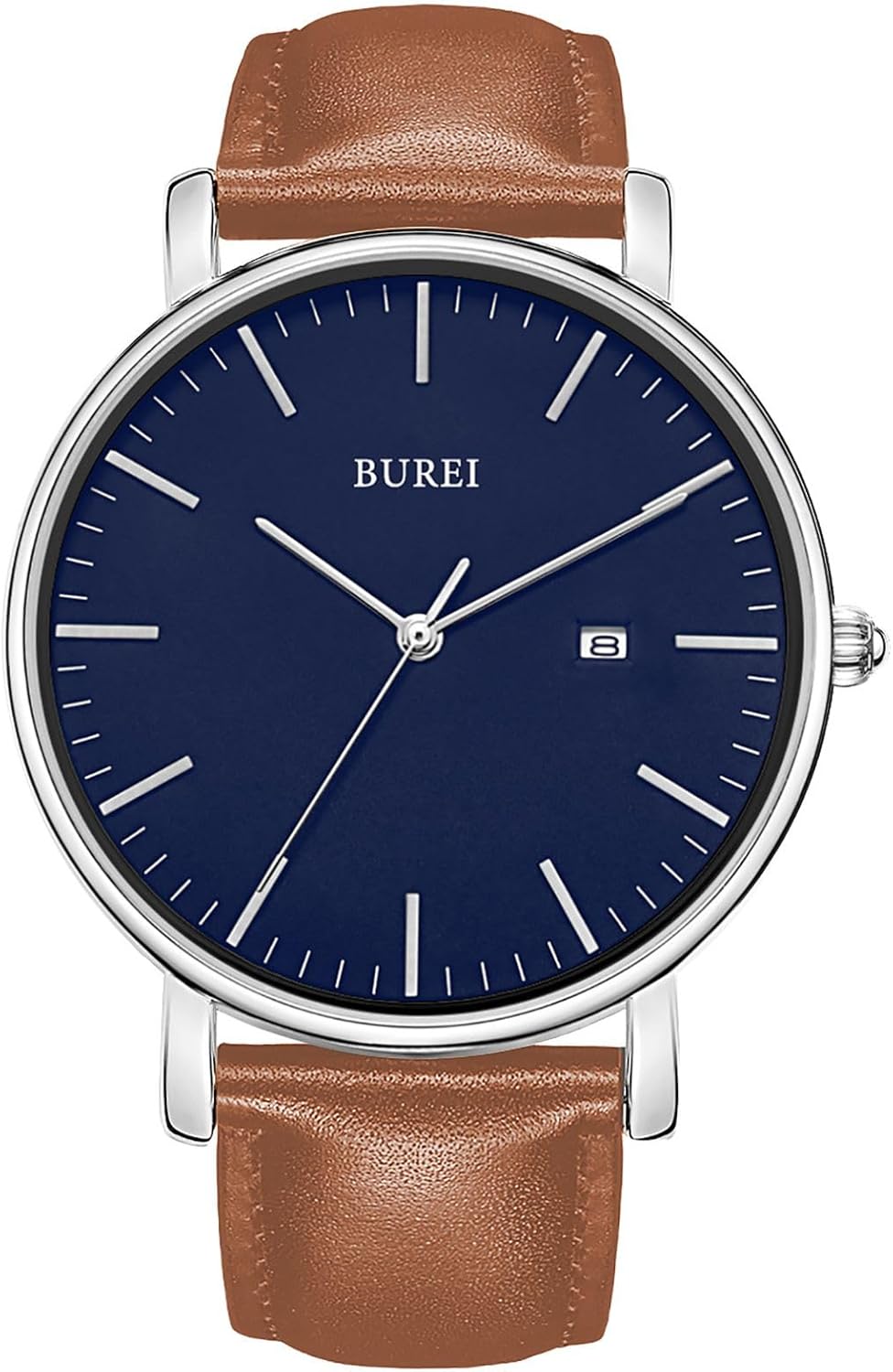 BUREI Men’s Fashion Minimalist Wrist Watch All Black Waterproof Watches Simple Ultra Thin Watches Analog Quartz Date with Stainless Steel Mesh Band BUREI Men’s Fashion Minimalist Wrist Watch All Black Waterproof Watches Simple Ultra Thin Watches Analog Quartz Date with Stainless Steel Mesh Band