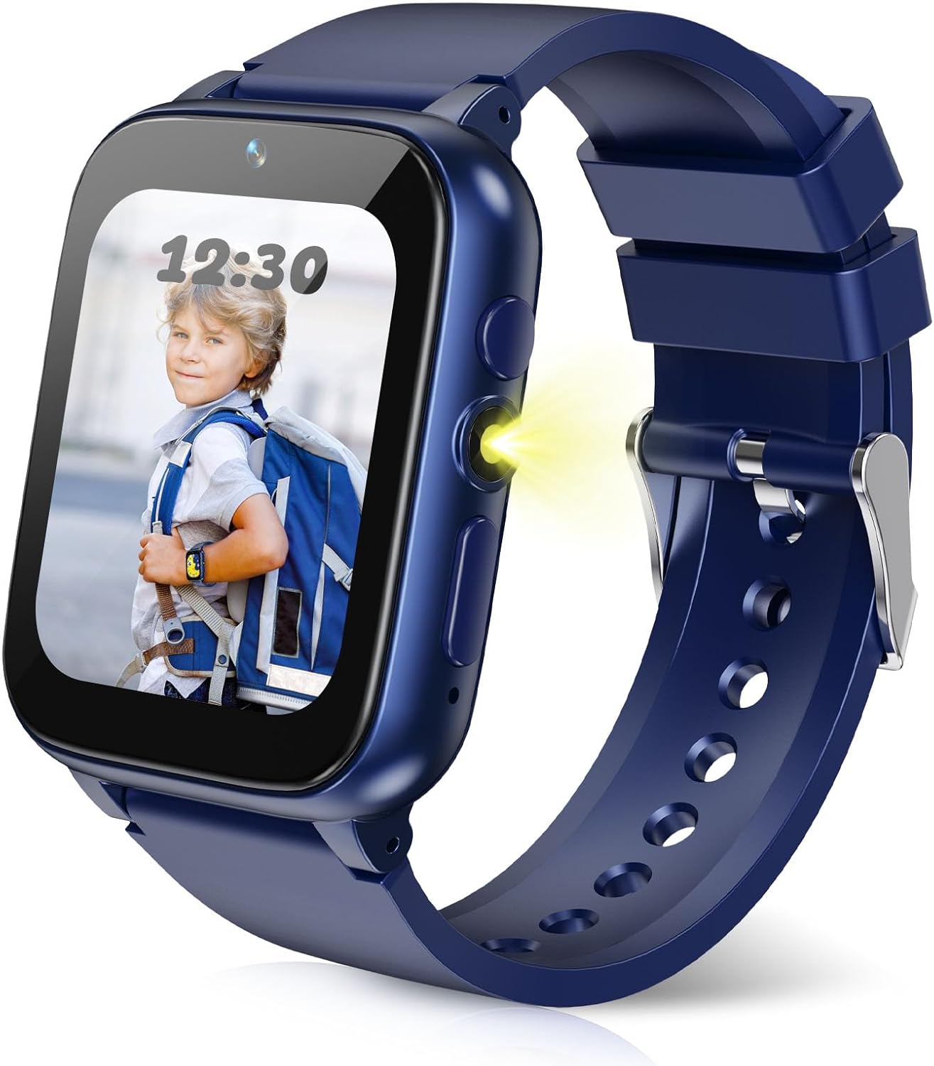 1.69” Kids Smart Watch,Boys Girls Smartwatch, Pedomter 26 Puzzle Games Camera Video Music Player Flashlight Alarm Clock,4-12 Years Children Birthday (Blue) 1.69” Kids Smart Watch,Boys Girls Smartwatch, Pedomter 26 Puzzle Games Camera Video Music Player Flashlight Alarm Clock,4-12 Years Children Birthday (Blue)