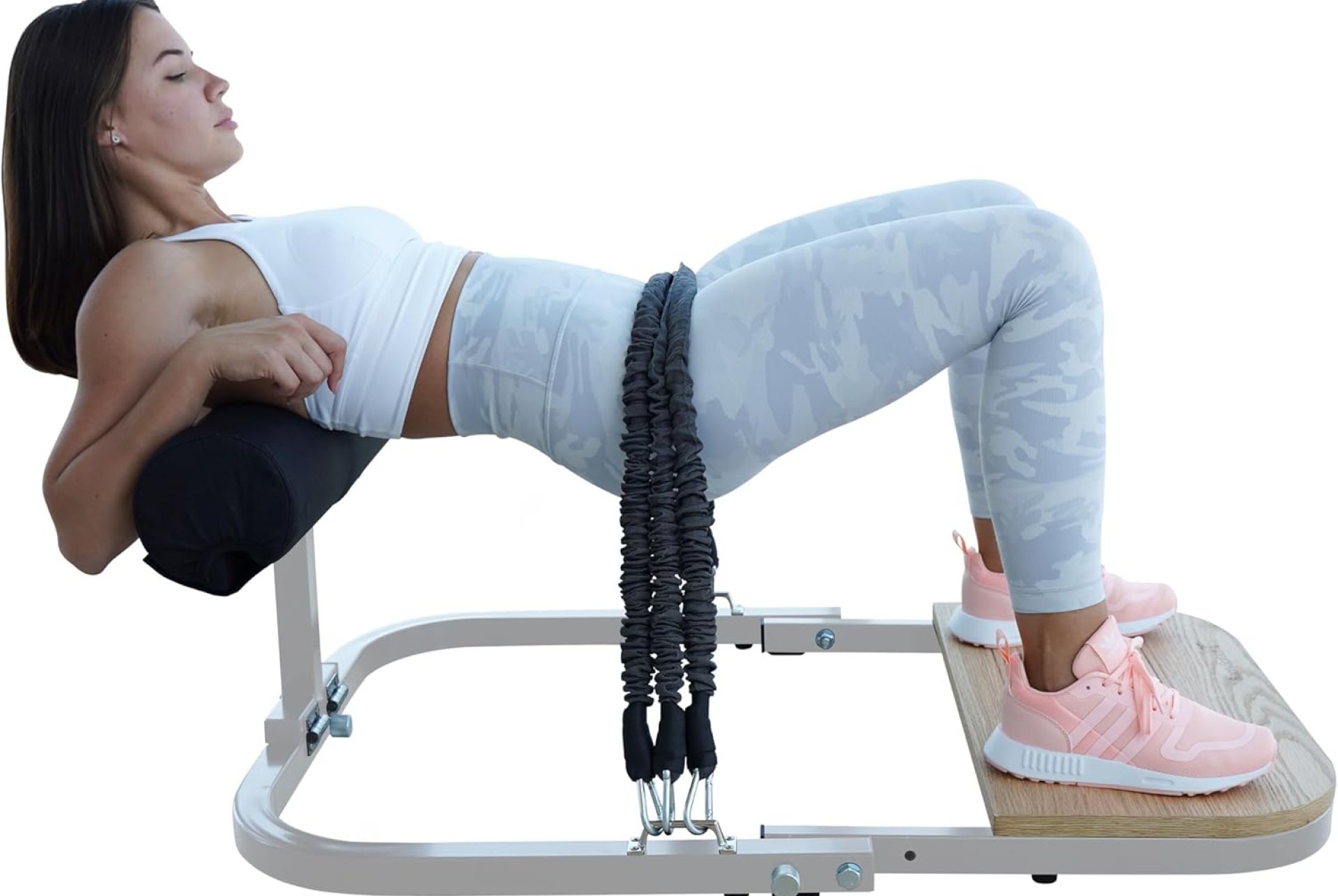 BootySprout Hip Thrust Machine for High Resistance Glute Training – Home Gym Workout – Comes with 45, 90, and 135 Lbs of Resistance BootySprout Hip Thrust Machine for High Resistance Glute Training – Home Gym Workout – Comes with 45, 90, and 135 Lbs of Resistance