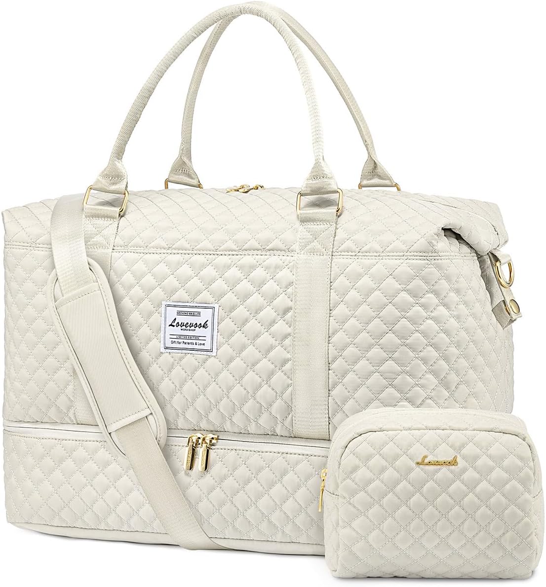 LOVEVOOK Travel Duffle Bag,Weekender Bags for Women with Shoe Compartment,Carry on Overnight Bag with Toiletry Bag,Gym Duffel Bag with Wet Pocket, Hospital Bags for Labor and Delivery LOVEVOOK Travel Duffle Bag,Weekender Bags for Women with Shoe Compartment,Carry on Overnight Bag with Toiletry Bag,Gym Duffel Bag with Wet Pocket, Hospital Bags for Labor and Delivery
