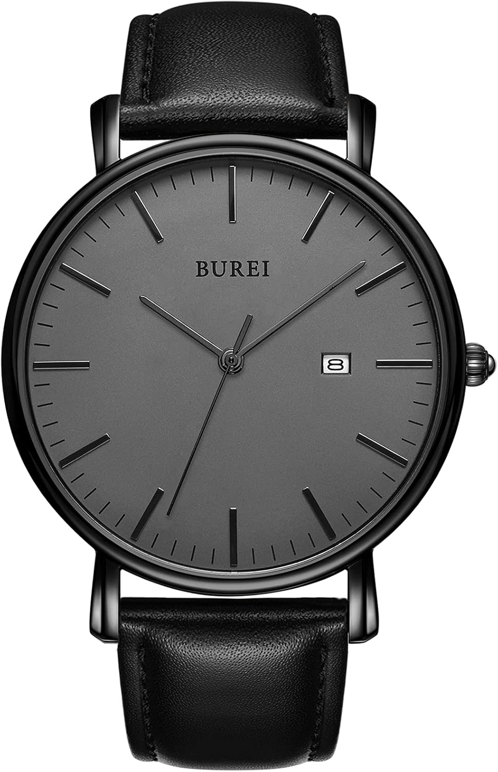 BUREI Men Wrist Watches Fashion Minimalist Analog Leather Quartz Waterproof Watches for Men BUREI Men Wrist Watches Fashion Minimalist Analog Leather Quartz Waterproof Watches for Men