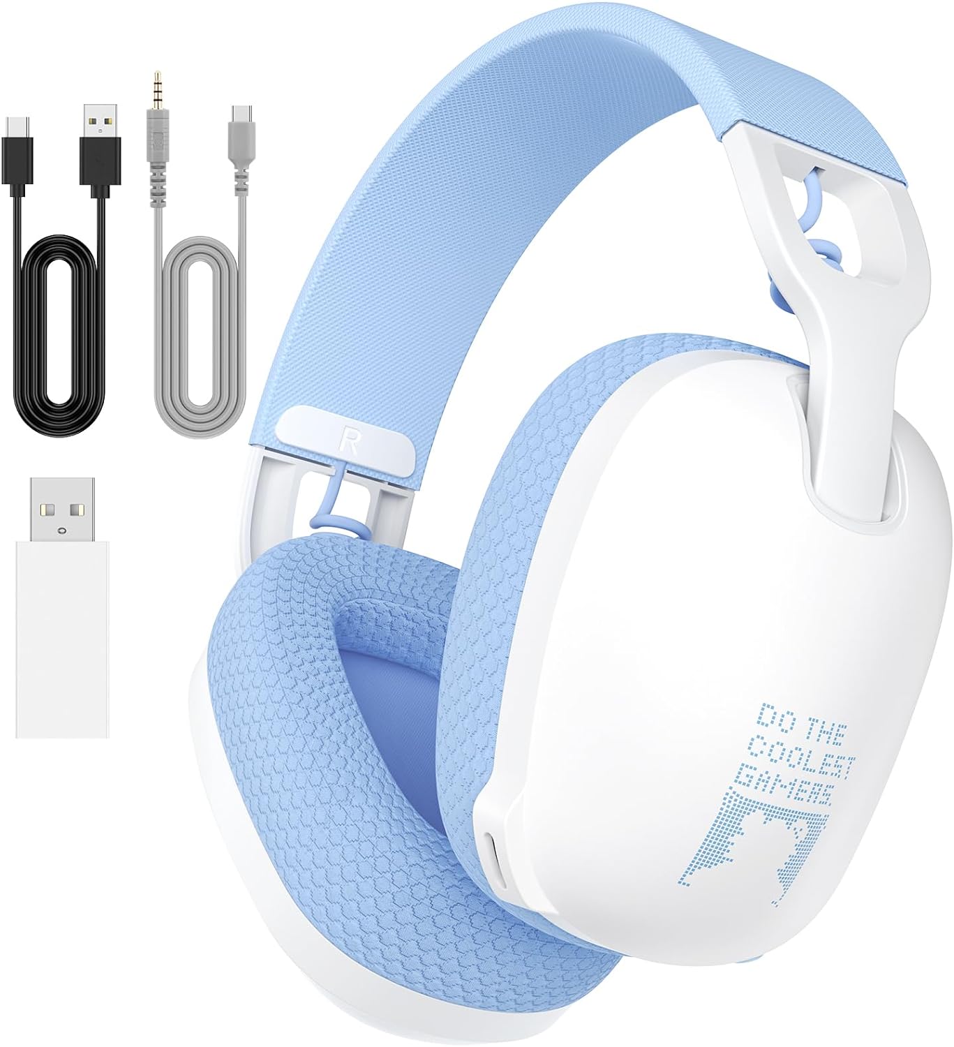 FEIYING Wireless Gaming Headset, Wireless Bluetooth Gaming Headphones, 2.4GHz USB Wired Built in Mic, Bluetooth 5.3 Gaming Headset Compatible with PS5, PS4, Switch, PC, Mac FEIYING Wireless Gaming Headset, Wireless Bluetooth Gaming Headphones, 2.4GHz USB Wired Built in Mic, Bluetooth 5.3 Gaming Headset Compatible with PS5, PS4, Switch, PC, Mac