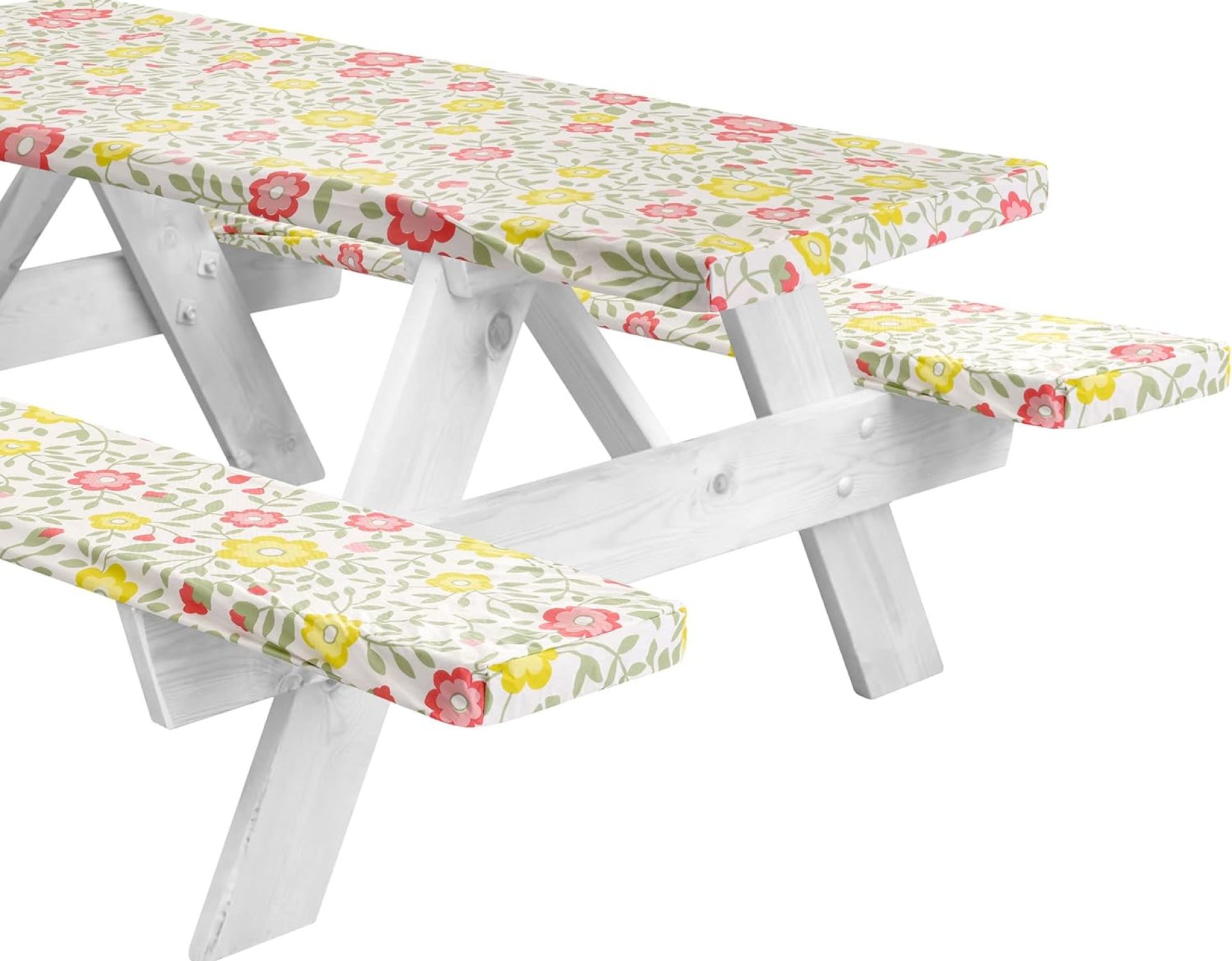 LINPRO 6ft Fitted Picnic Table Cover with Bench Covers. Vinyl Outdoor Camping Picnic Tablecloth, 3 Piece Set Camping Gear. Waterproof, Stain Resistant, Reusable. Flannel Backing with Elastic Edges.72 LINPRO 6ft Fitted Picnic Table Cover with Bench Covers. Vinyl Outdoor Camping Picnic Tablecloth, 3 Piece Set Camping Gear. Waterproof, Stain Resistant, Reusable. Flannel Backing with Elastic Edges.72