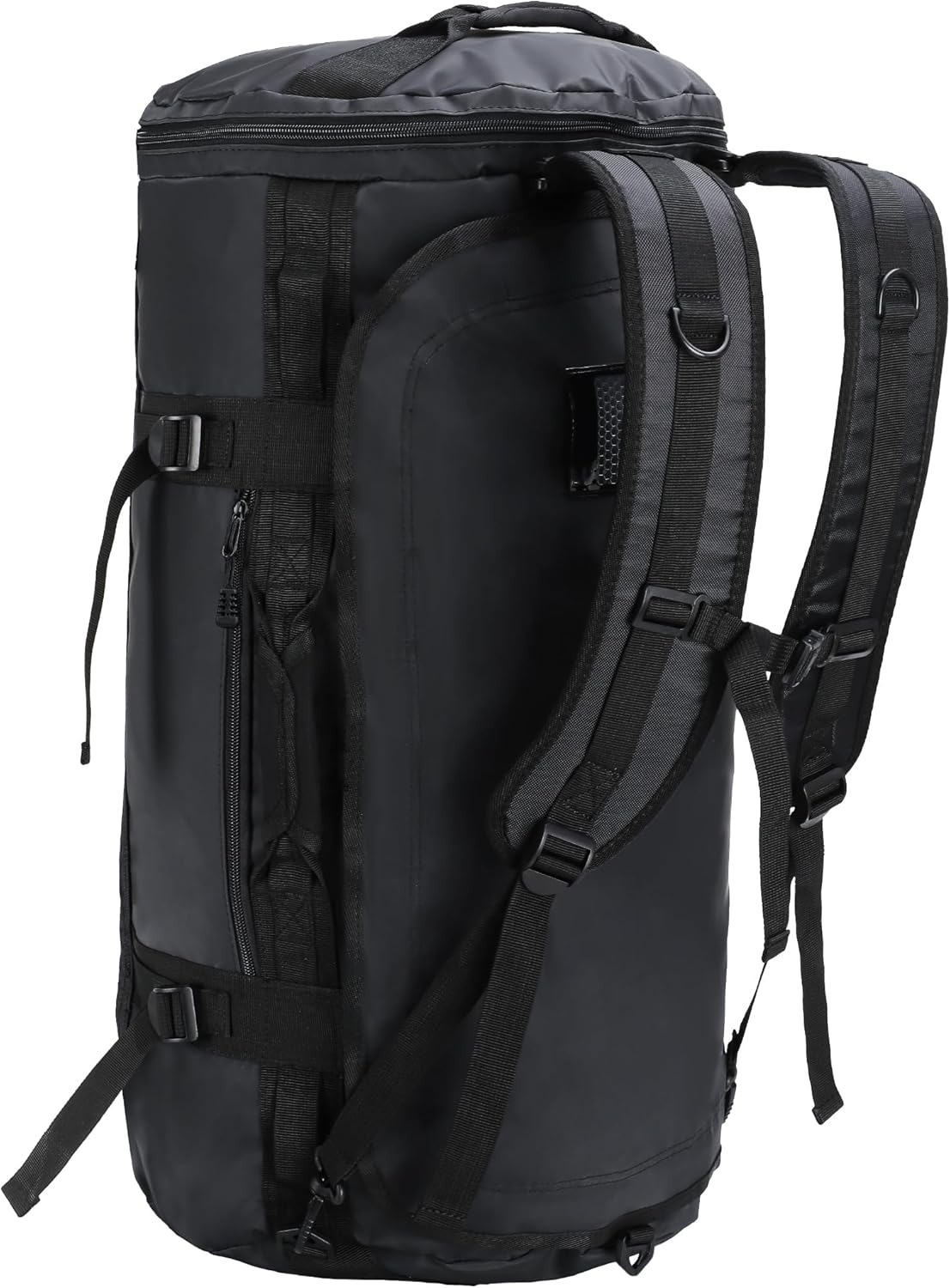 MIER Large Duffel Backpack Sports Gym Bag with Shoe Compartment, Heavy Duty and Water Resistant, Black, 45L MIER Large Duffel Backpack Sports Gym Bag with Shoe Compartment, Heavy Duty and Water Resistant, Black, 45L
