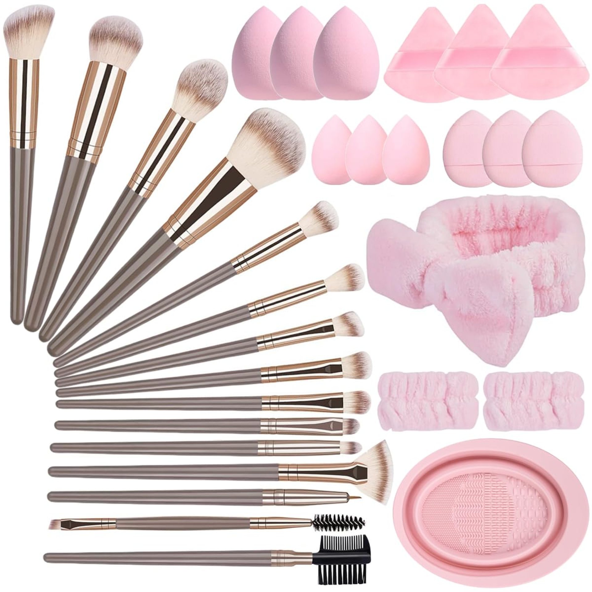 Makeup Brush Set 31 Pcs Makeup Tool Set – Premium Synthetic Makeup Brush Kit Foundation Powder Concealers Eye Blush Make Up Brush Kit, Professional Makeup Kit for Beginners & Experts Makeup Brush Set 31 Pcs Makeup Tool Set – Premium Synthetic Makeup Brush Kit Foundation Powder Concealers Eye Blush Make Up Brush Kit, Professional Makeup Kit for Beginners & Experts