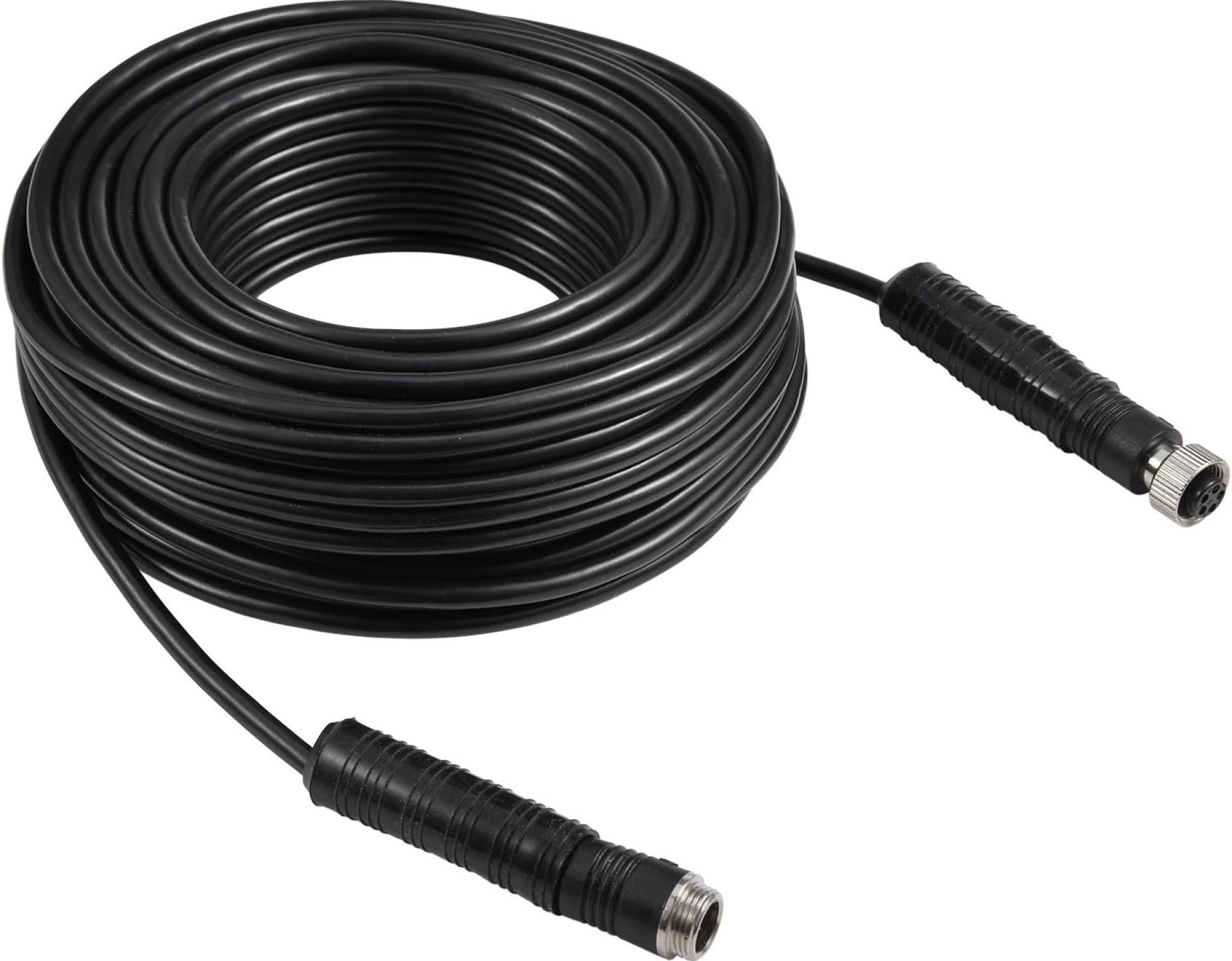 DALLUX Backup Camera Cable 4PIN Video Power Aviation Extension Wire for Vehicle Car Camper Bus Van Truck Motorhome Trailer RV Reverse Rearview Monitor CCTV System Waterproof Shock Proof 20m 65.7ft DALLUX Backup Camera Cable 4PIN Video Power Aviation Extension Wire for Vehicle Car Camper Bus Van Truck Motorhome Trailer RV Reverse Rearview Monitor CCTV System Waterproof Shock Proof 20m 65.7ft